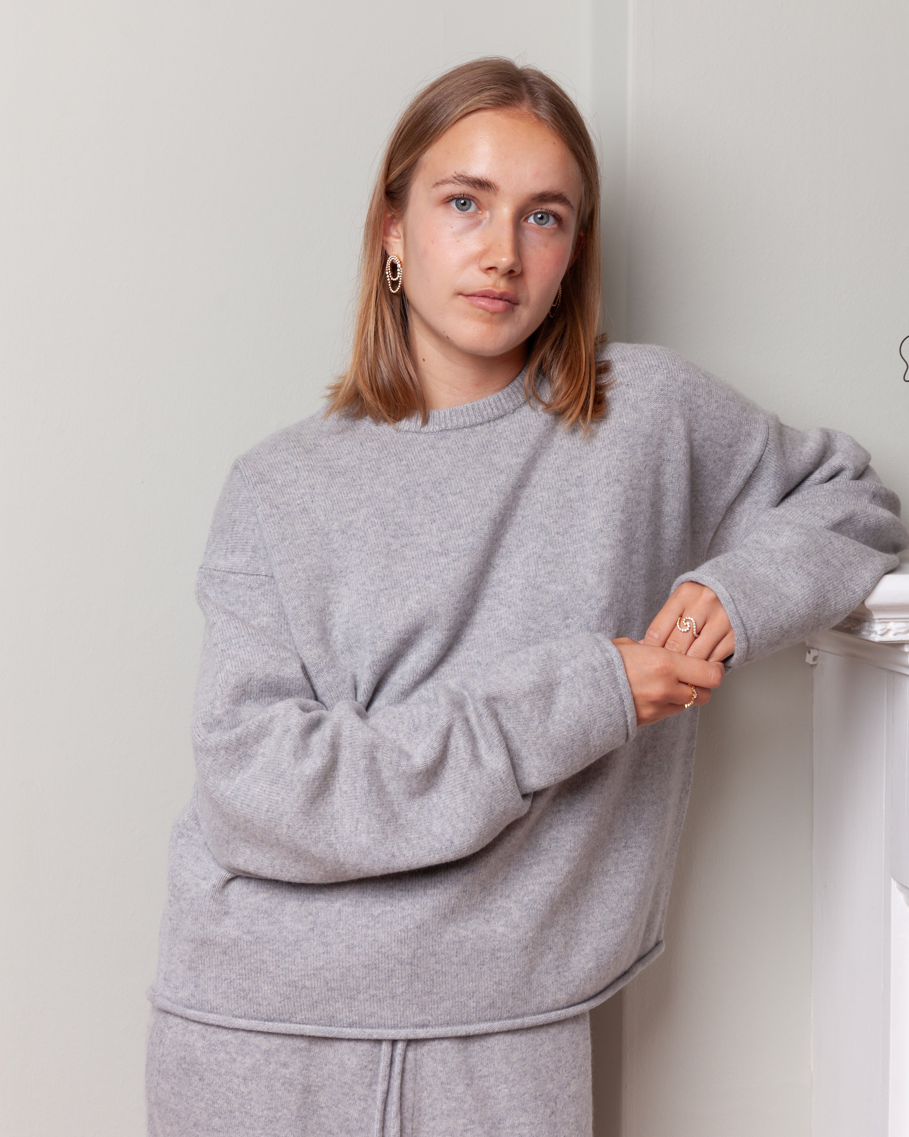 Extreme Cashmere-n°426 Comfy - Grey-Sweaters-Boboli-Vancouver-Canada