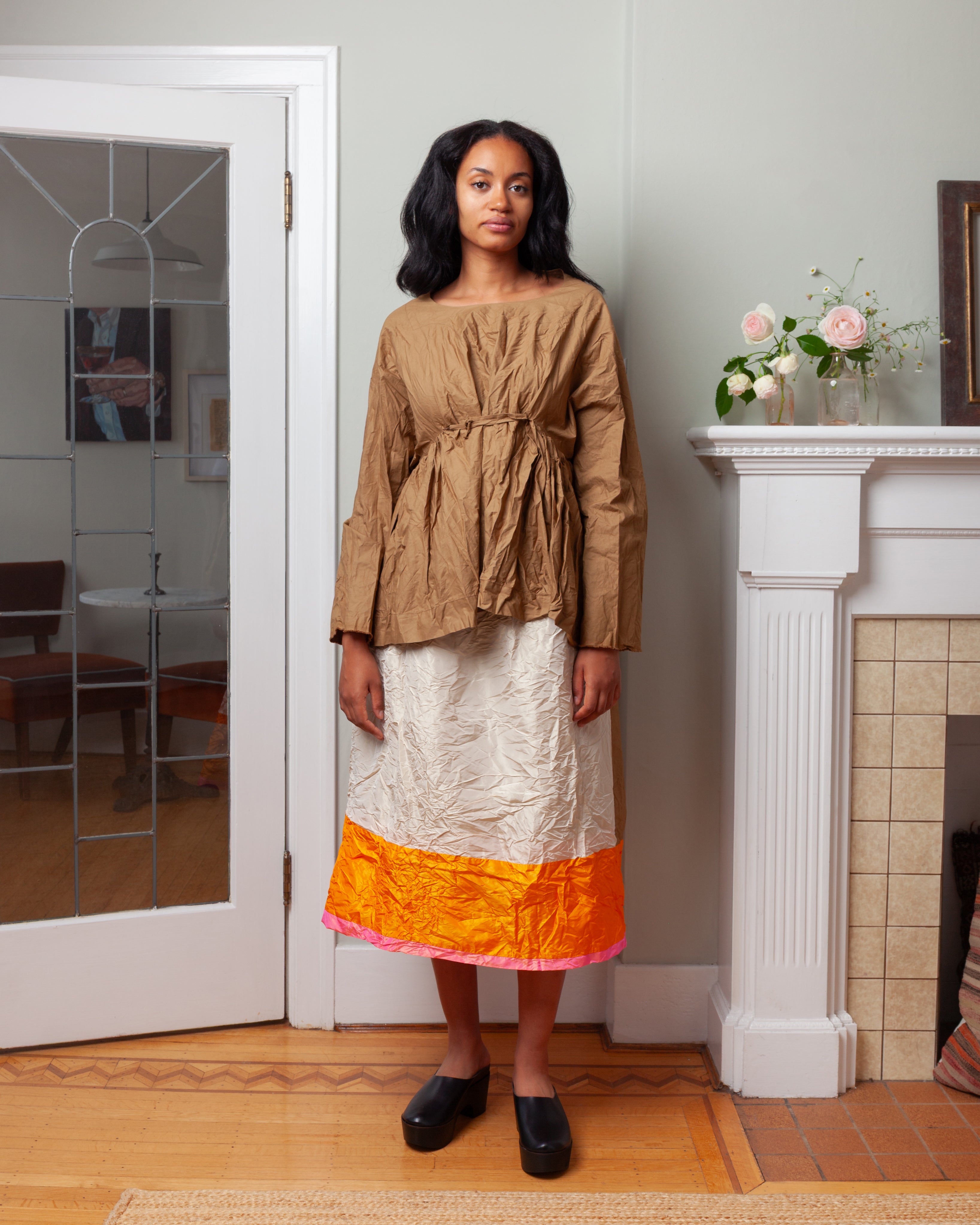 Daniela Gregis-Gonna Skirt Nastro Double Ptc 26 Lavata - Colour Mix-Skirts-Boboli-Vancouver-Canada