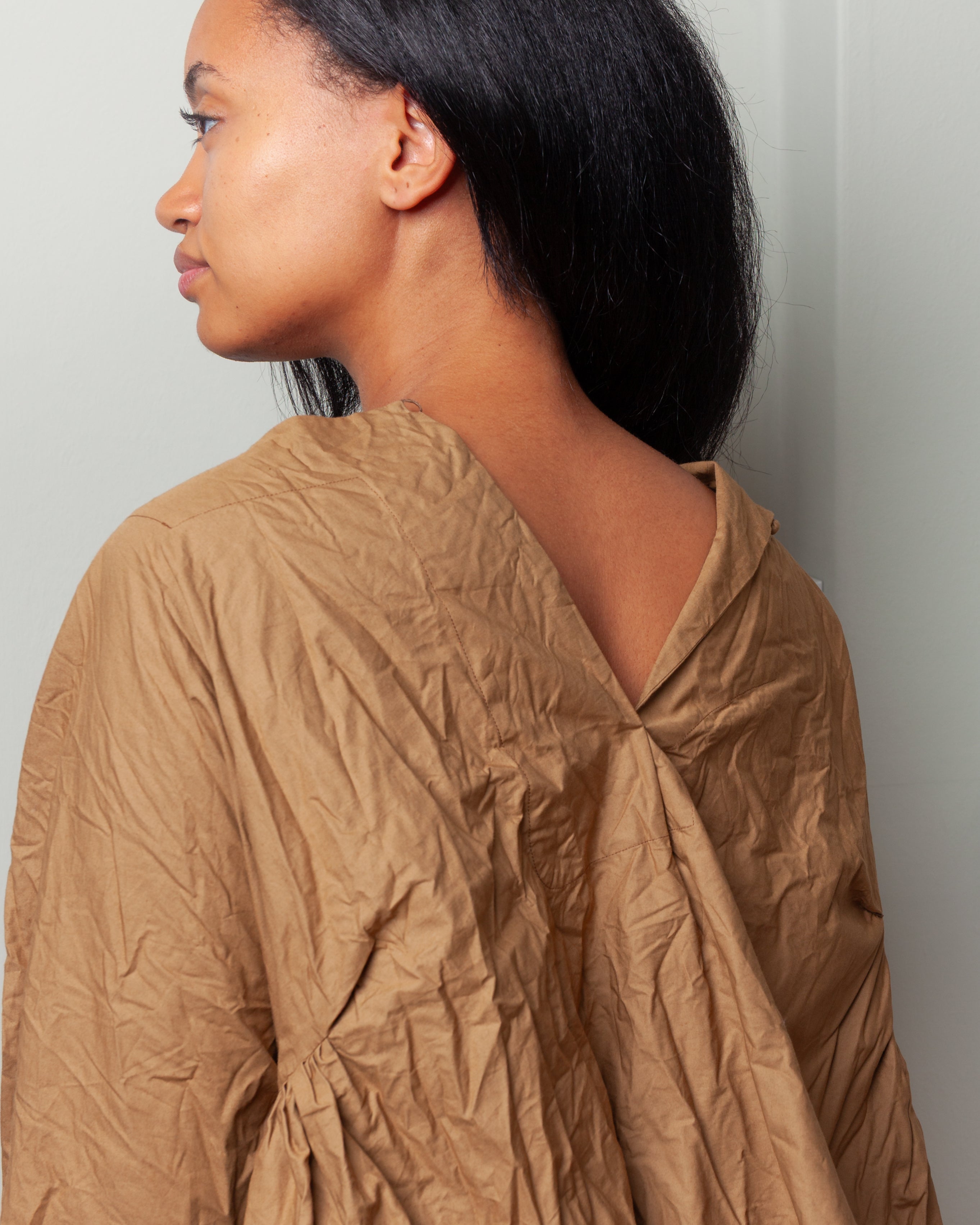 Daniela Gregis-Camicia Shirt Newpride Ma Lavata - Dark Natural-Shirts-Boboli-Vancouver-Canada