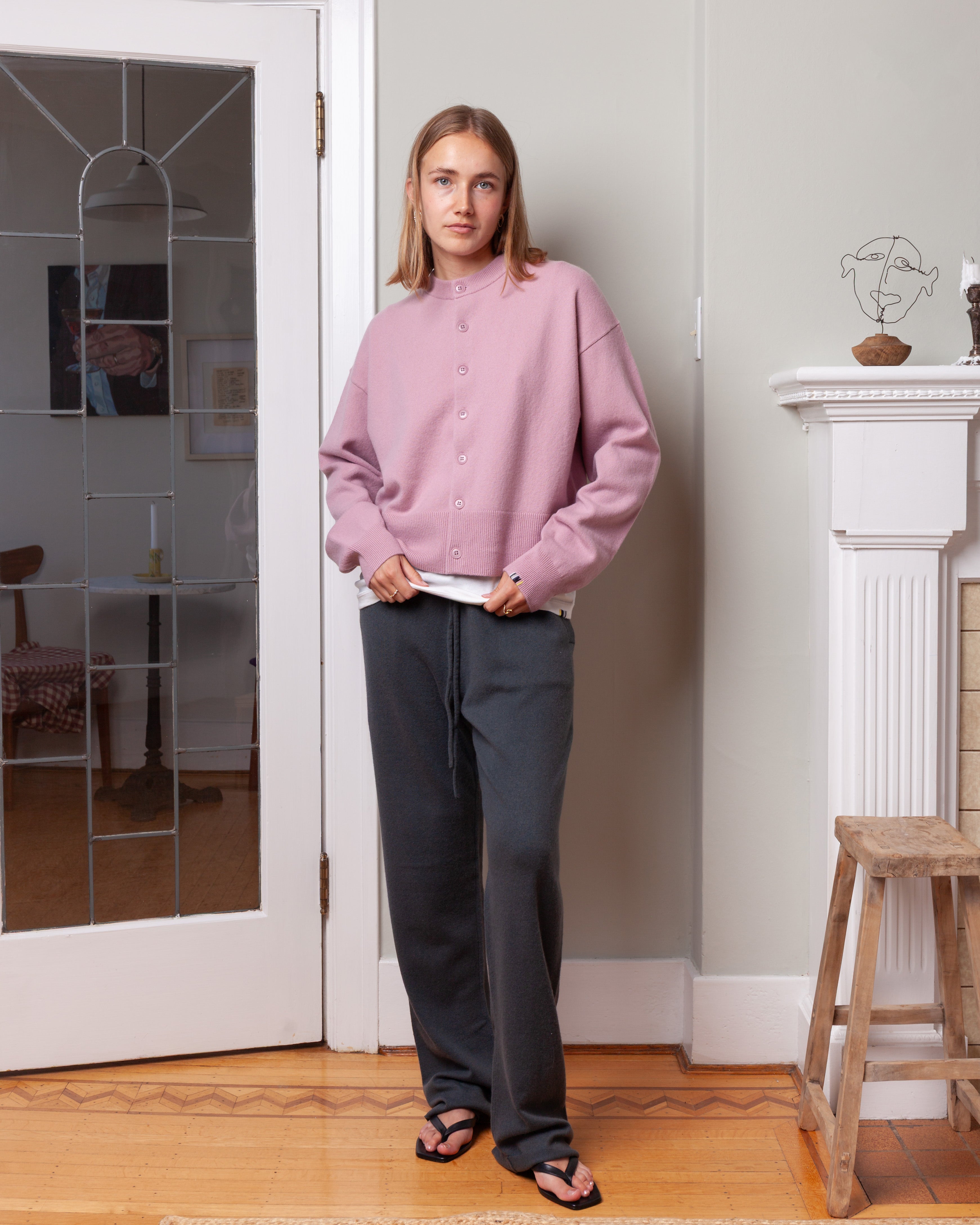 Extreme Cashmere-n°170 Chou - Rosa-Cardigans-Boboli-Vancouver-Canada