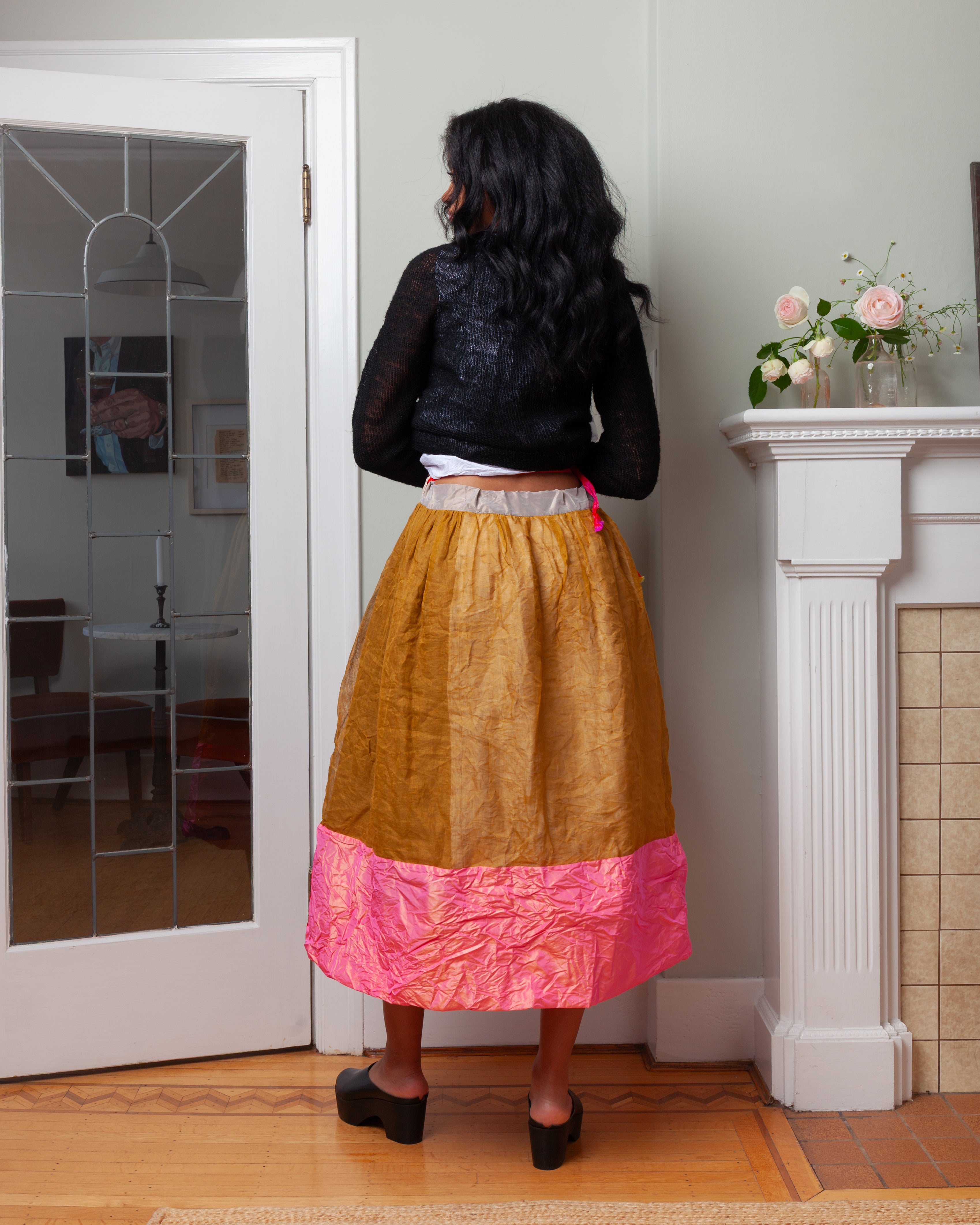 Daniela Gregis-Gonna Skirt Nastro Double Ptc 26 Lavata - Colour Mix-Skirts-Boboli-Vancouver-Canada