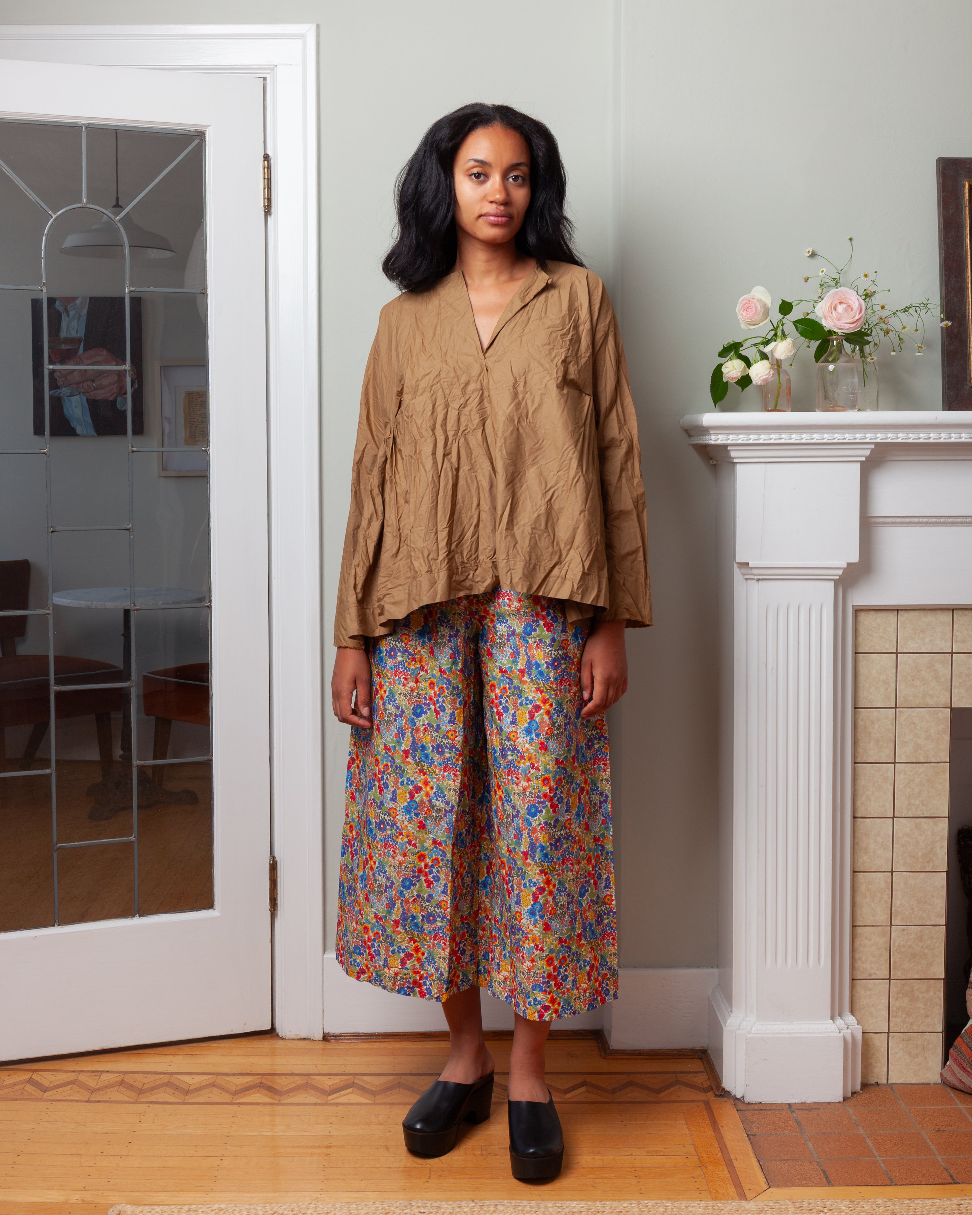 Daniela Gregis-Camicia Shirt Newpride Ma Lavata - Dark Natural-Shirts-Boboli-Vancouver-Canada