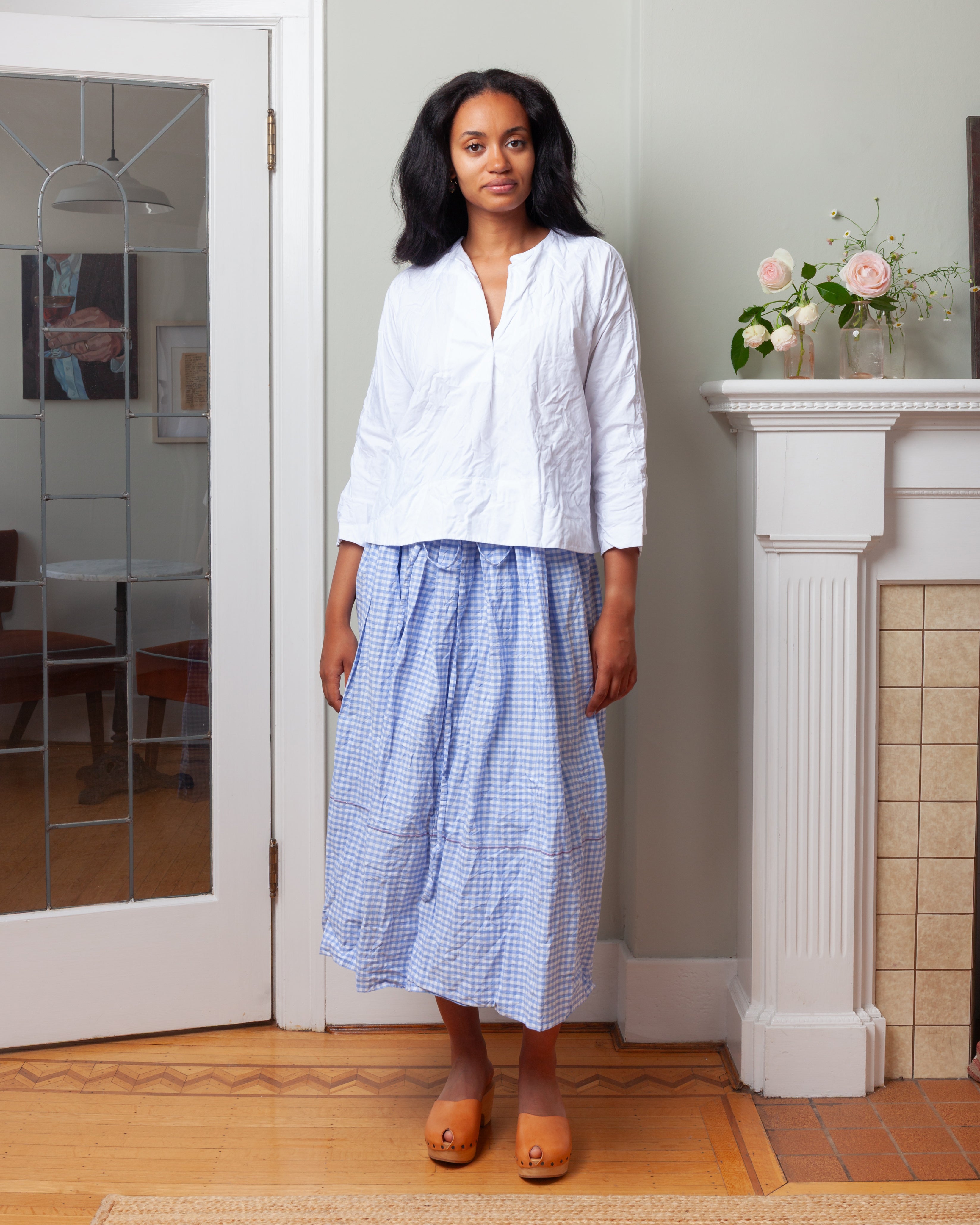 Daniela Gregis-Camicia Shirt 20.07.2025 Lavata - Optical White-Shirts-Boboli-Vancouver-Canada