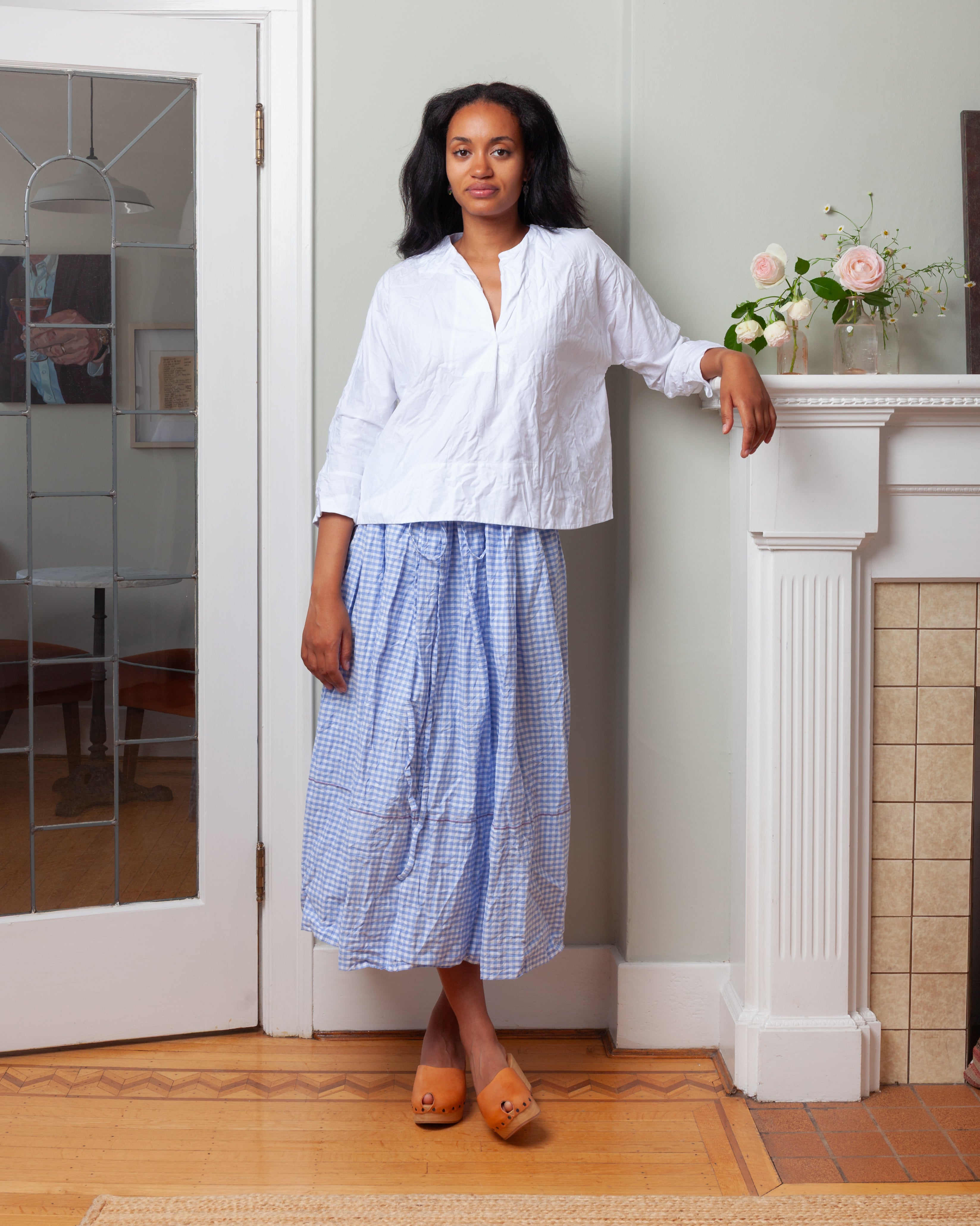 Daniela Gregis-Camicia Shirt 20.07.2025 Lavata - Optical White-Shirts-Boboli-Vancouver-Canada