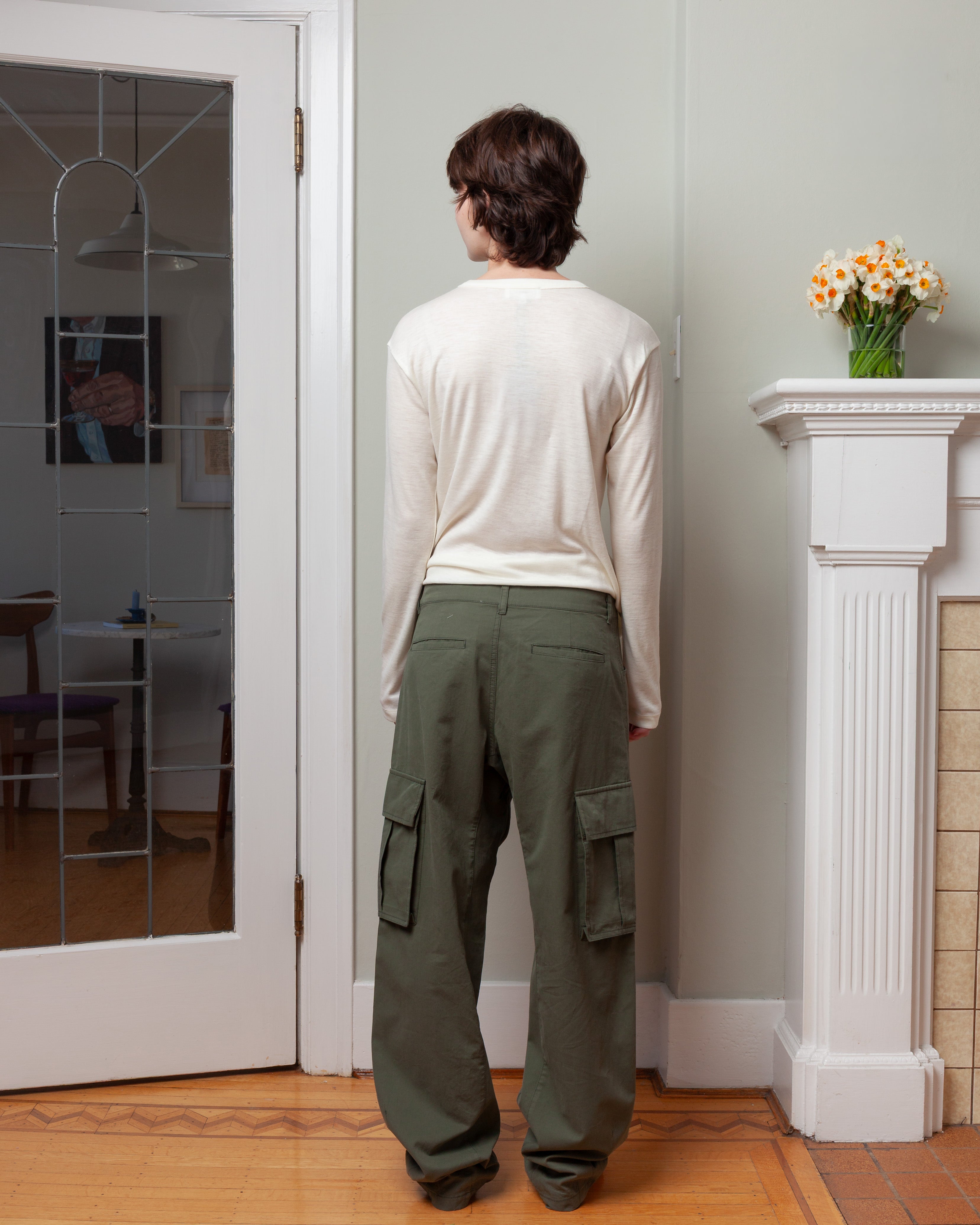 Vis A Vis-Relaxed Fit Cargo Pants - Khaki-Pants-Boboli-Vancouver-Canada