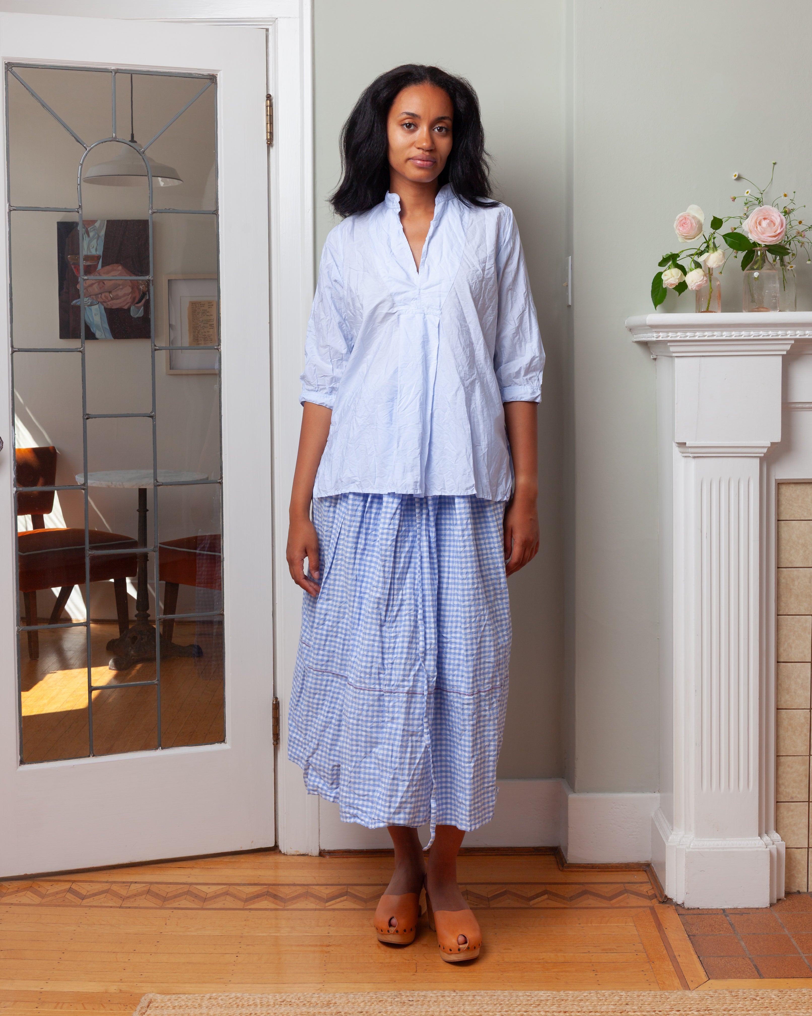 Daniela Gregis | Washed Apron Skirt | Boboli, Vancouver Canada