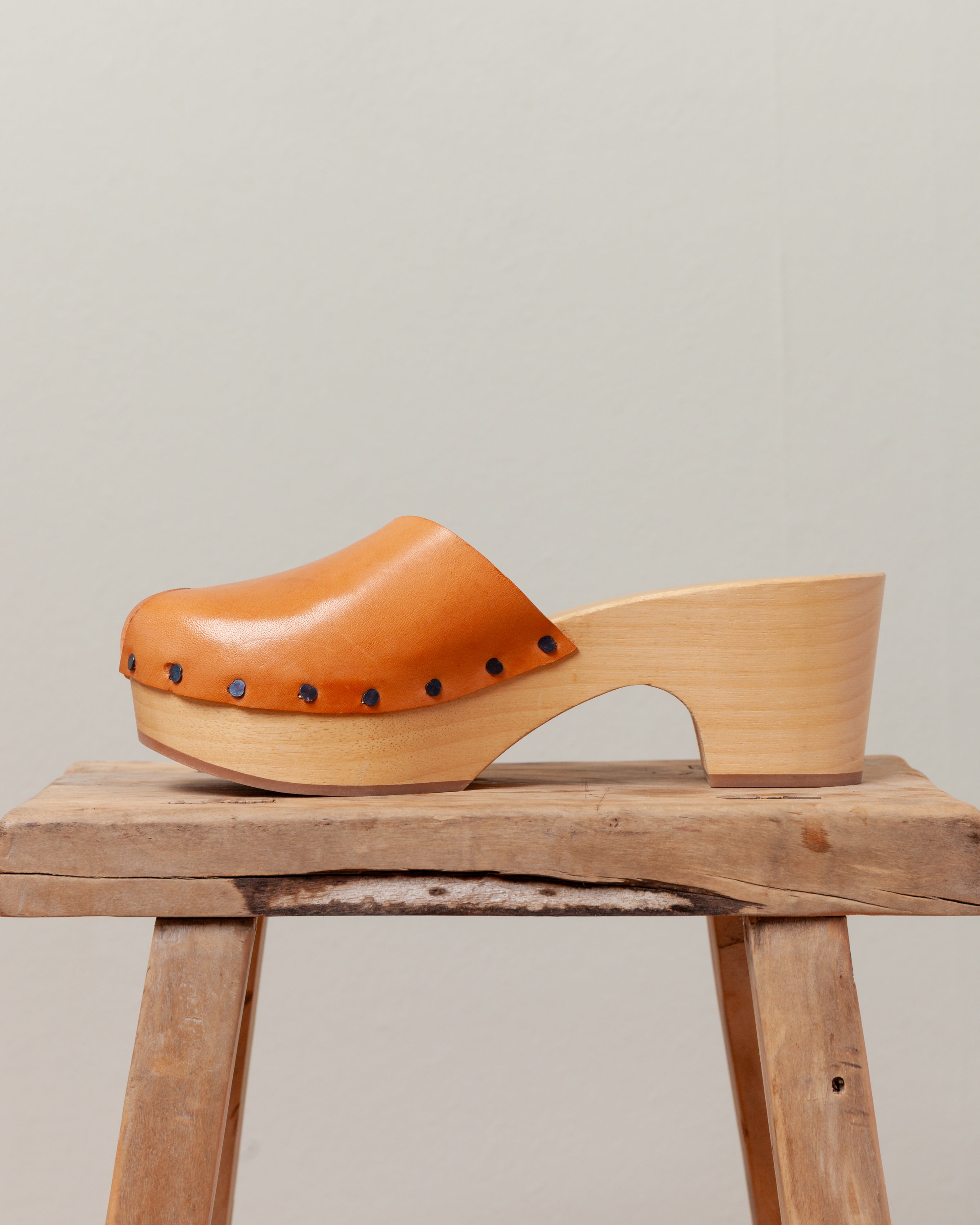 Daniela Gregis-Zoccolo Clog Buco Alto - Leather-Shoes-Boboli-Vancouver-Canada
