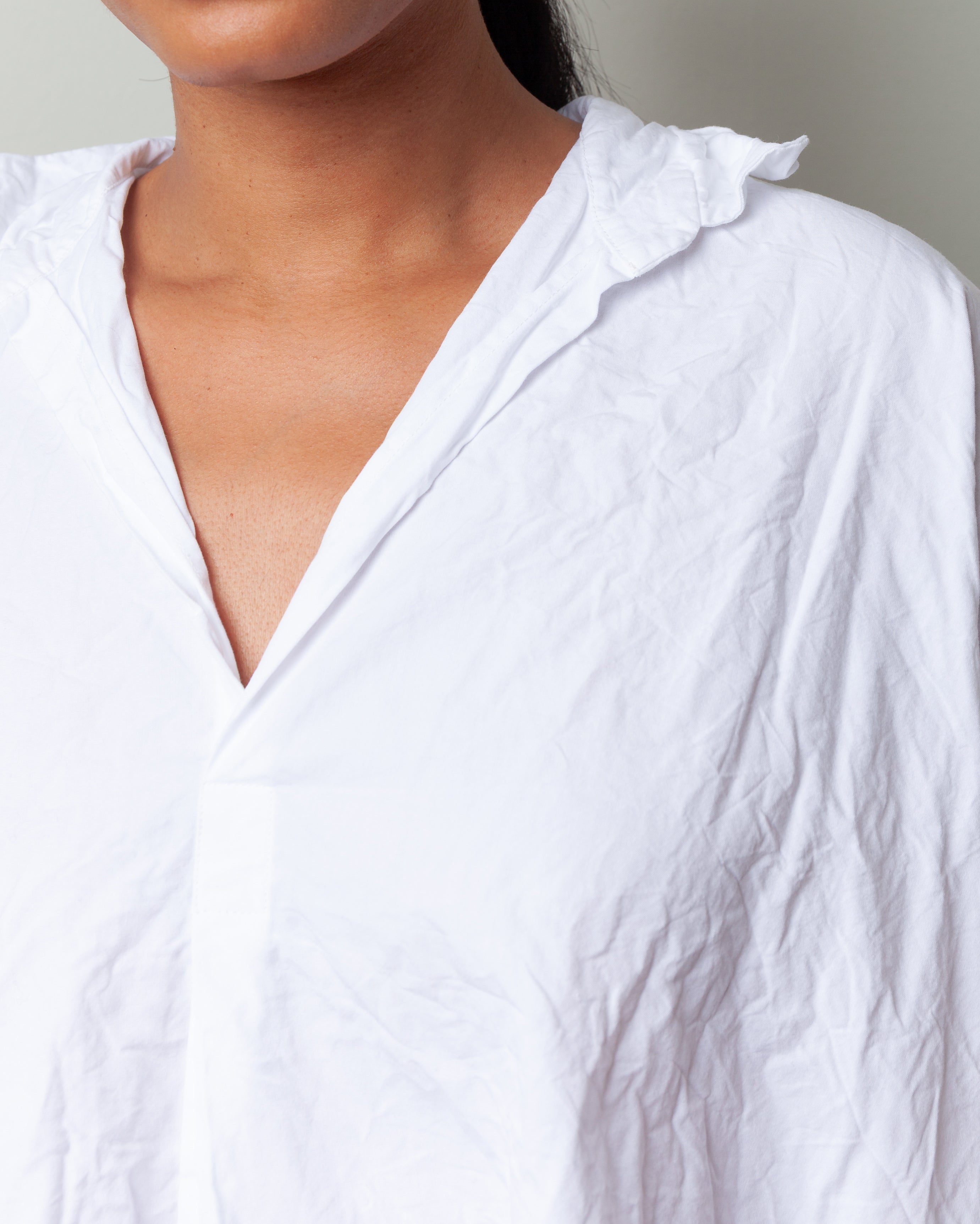 Daniela Gregis-Washed Shirt - White-Shirts-Boboli-Vancouver-Canada