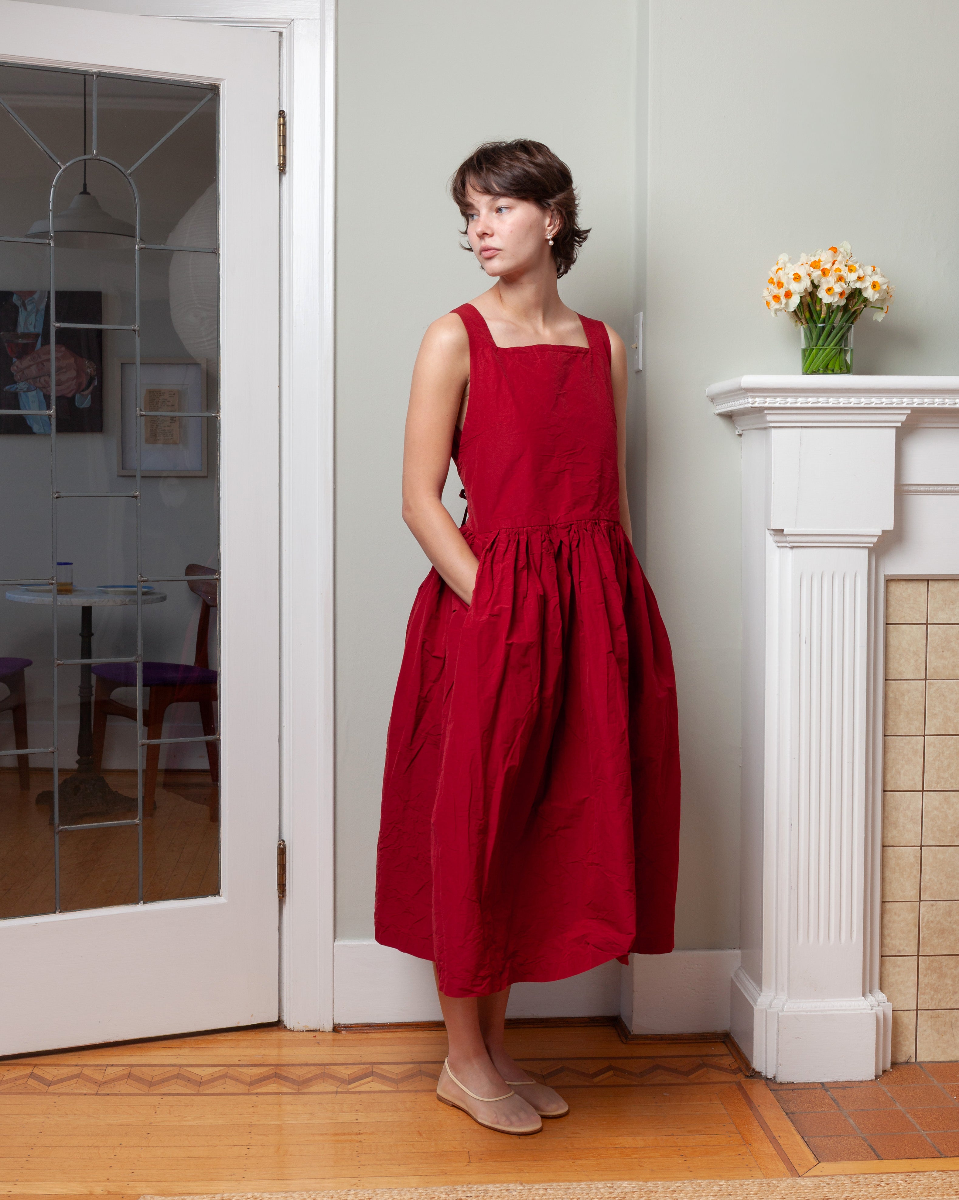 Casey Casey-Nina Dress - Heavy Taffeta - Cuore-Dresses-Boboli-Vancouver-Canada