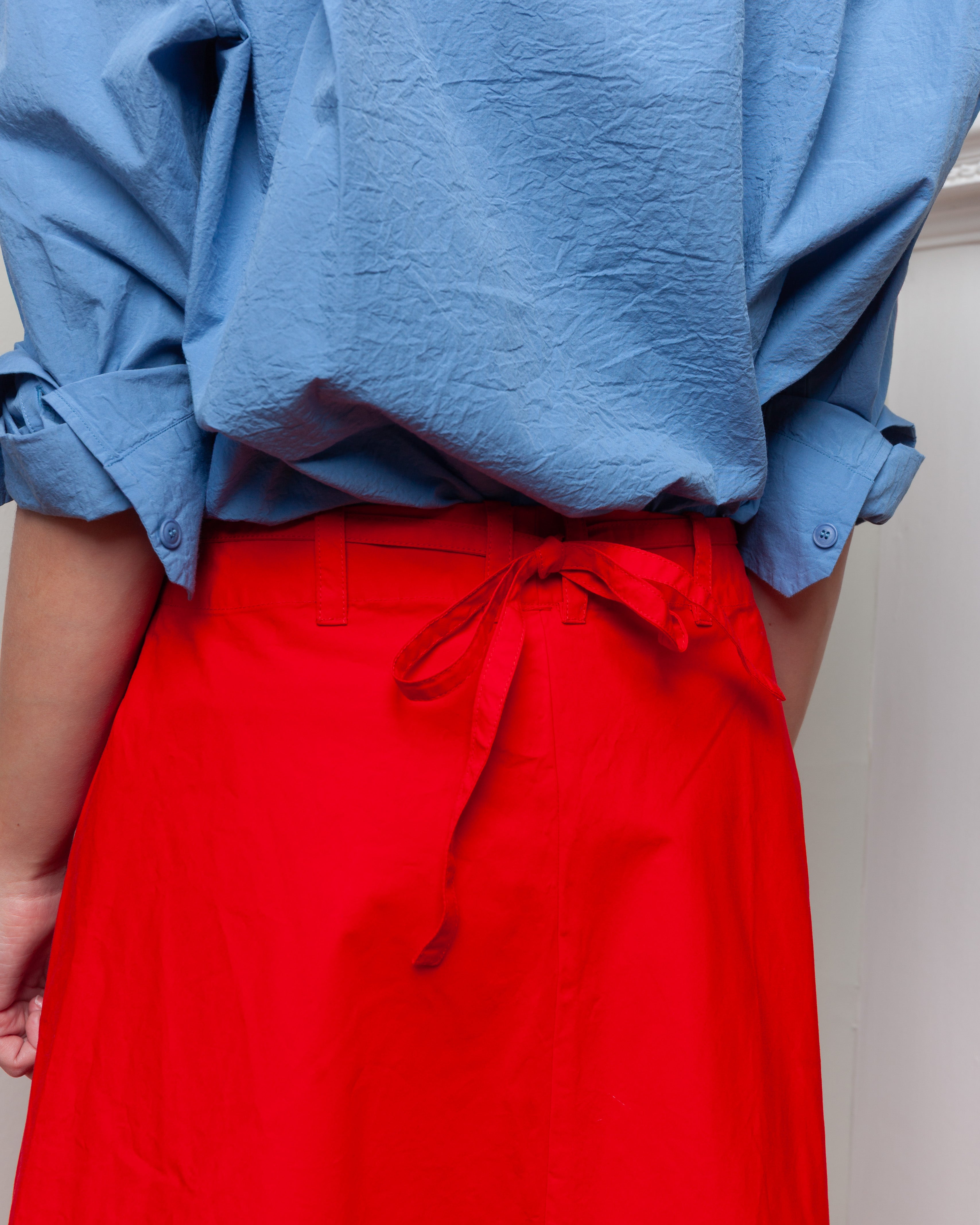 Casey Casey-A-Line Skirt - Flame-Skirts-Boboli-Vancouver-Canada
