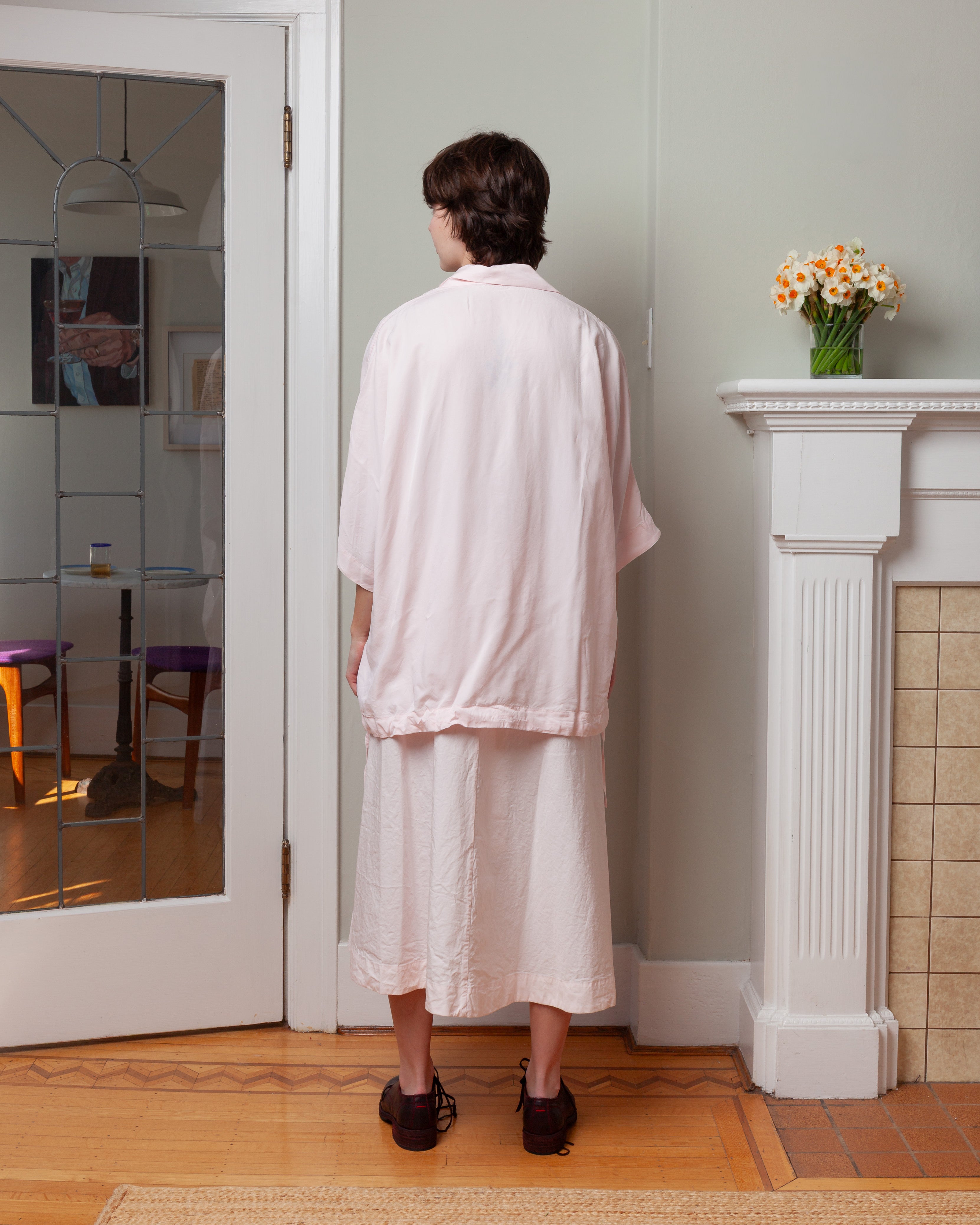 Yong Shirt - Cupro - Sakura Pink