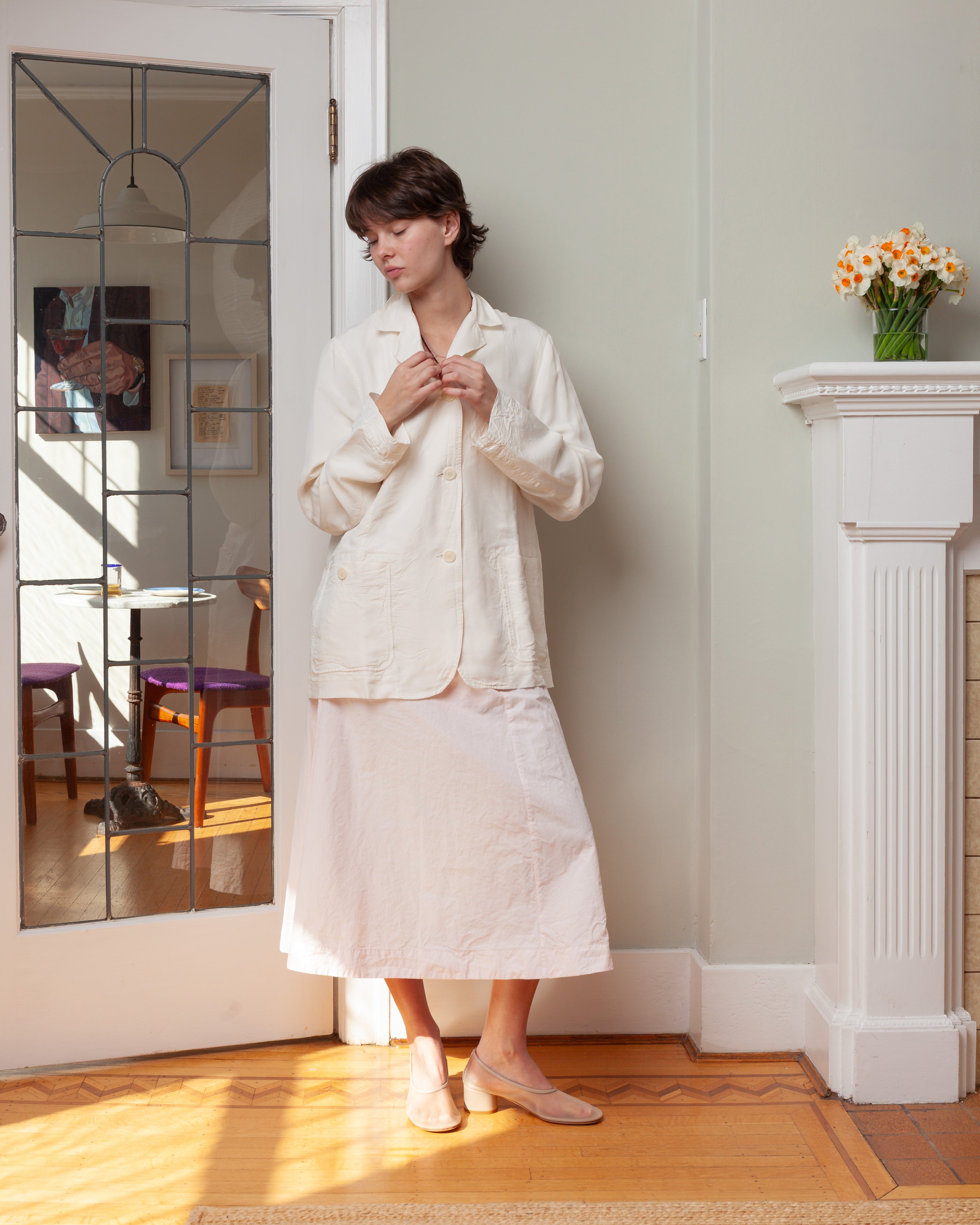 A-Line Skirt - Sakura Pink