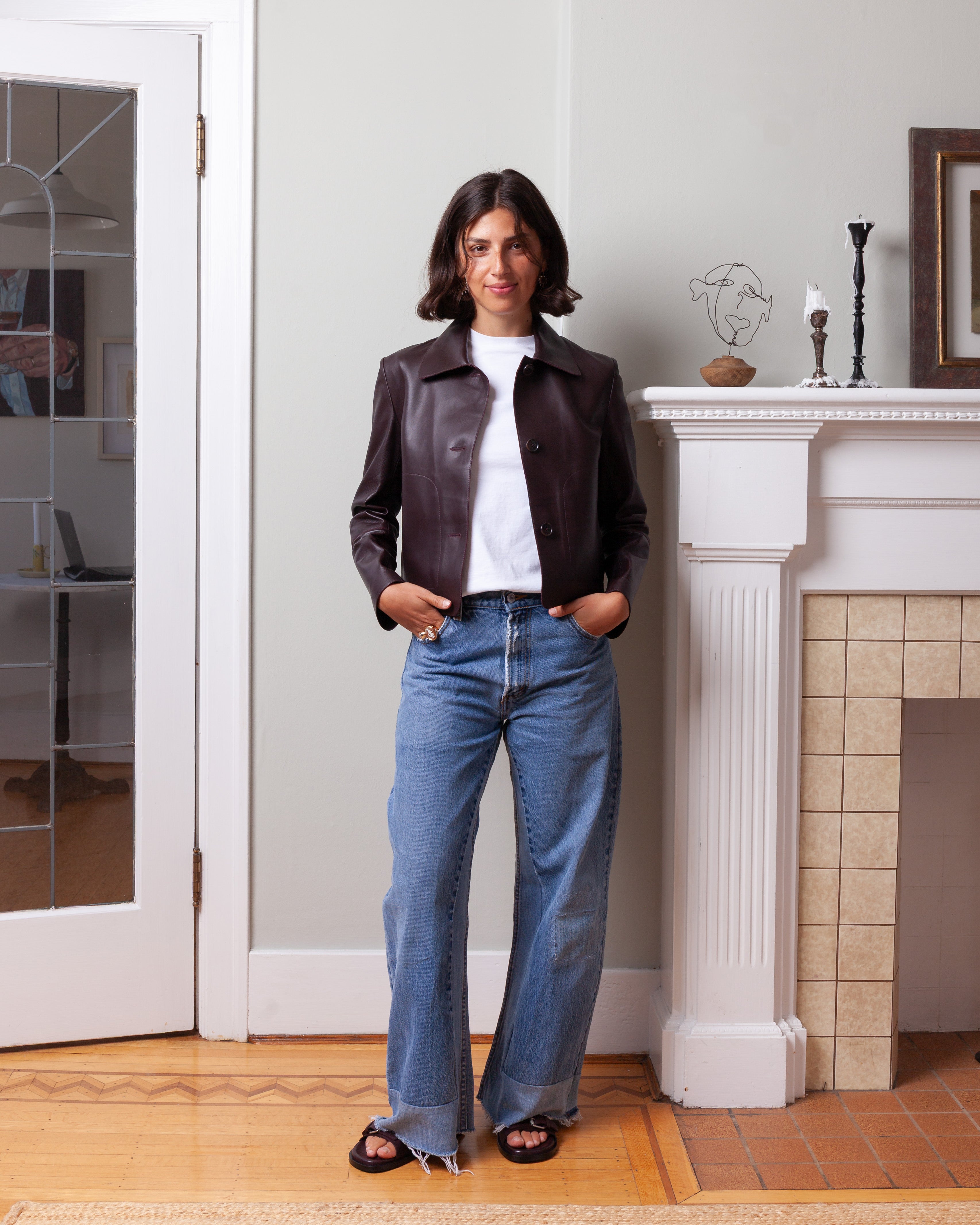 Arma-Emy Lamb Butter Jacket - Shiraz-Jackets-Boboli-Vancouver-Canada