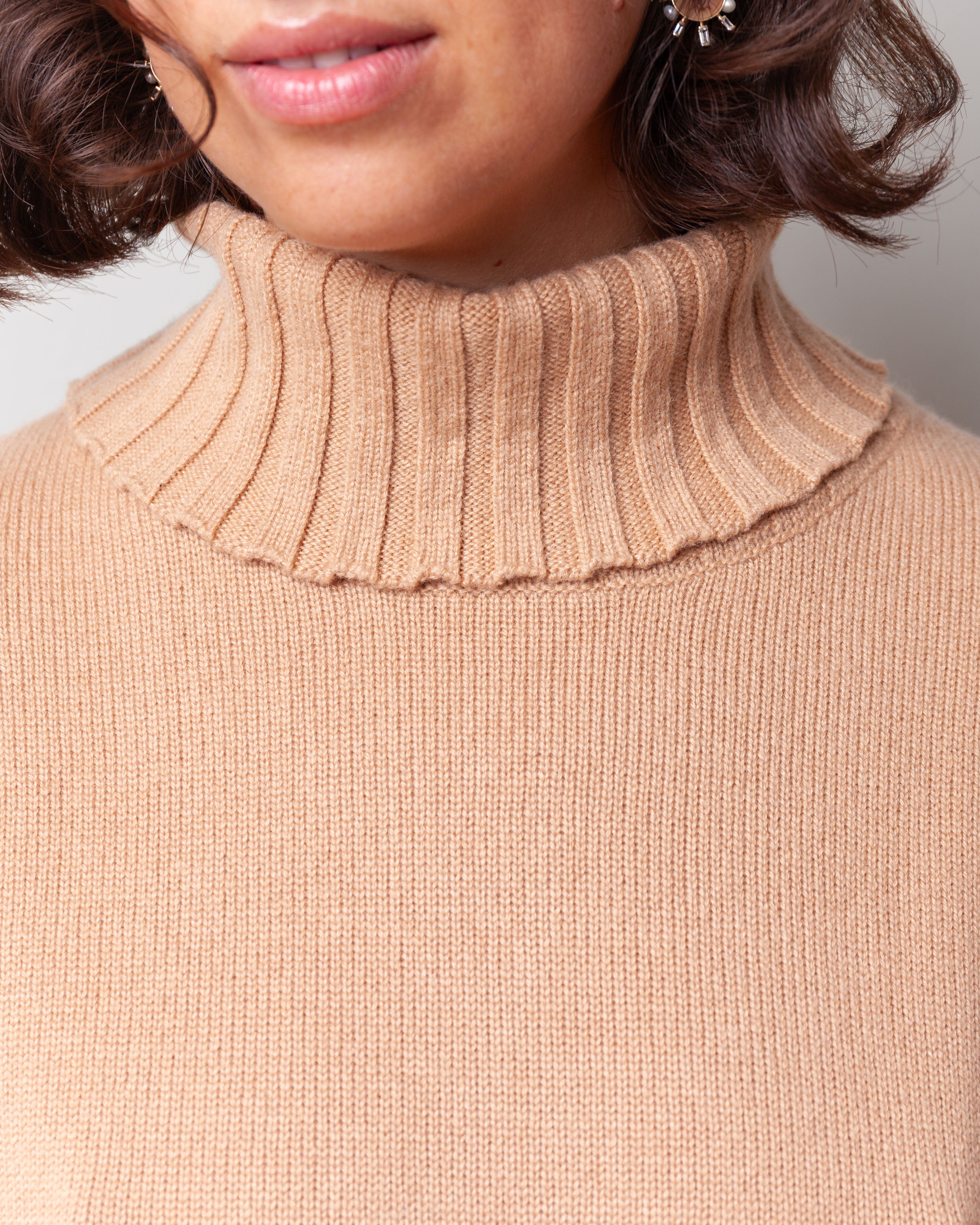 Arma-Giorgia Cashmere Sweater - Oak-Sweaters-Boboli-Vancouver-Canada
