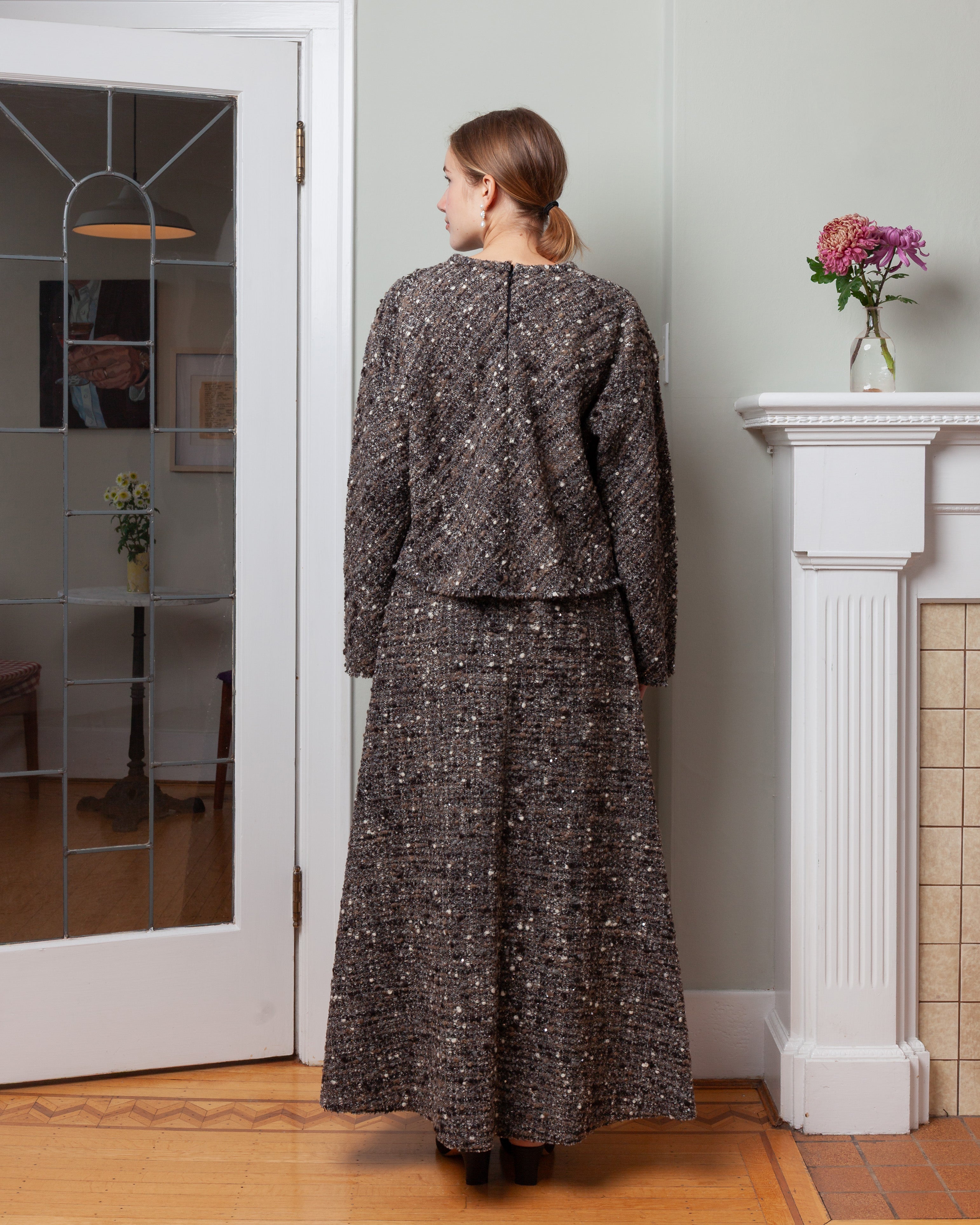 Boucle Top - Brown/Black