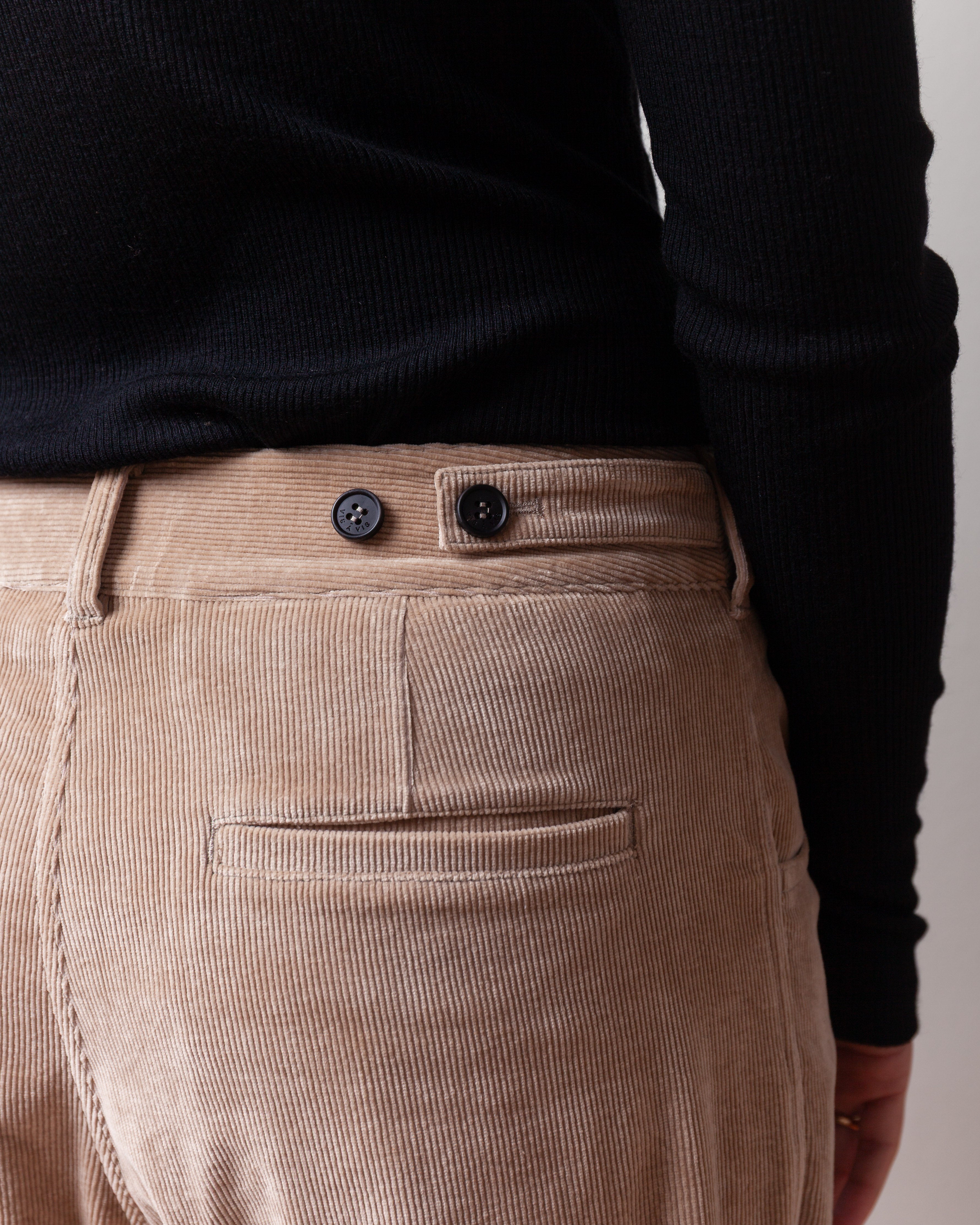 Vis A Vis-Corduroy Pants - Beige-Pants-Boboli-Vancouver-Canada