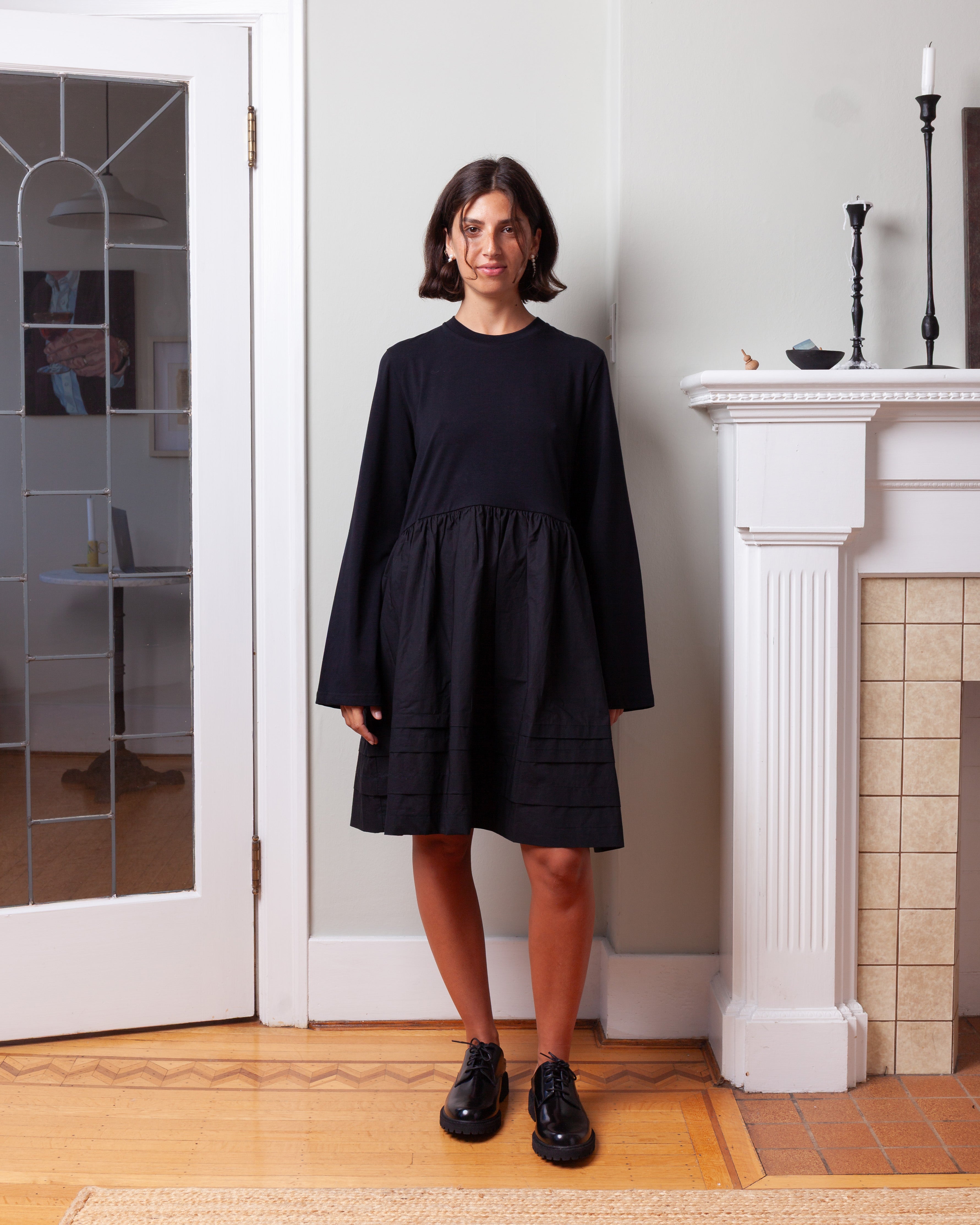 Cecilie Bahnsen-Bradley Dress - Black-Dresses-Boboli-Vancouver-Canada