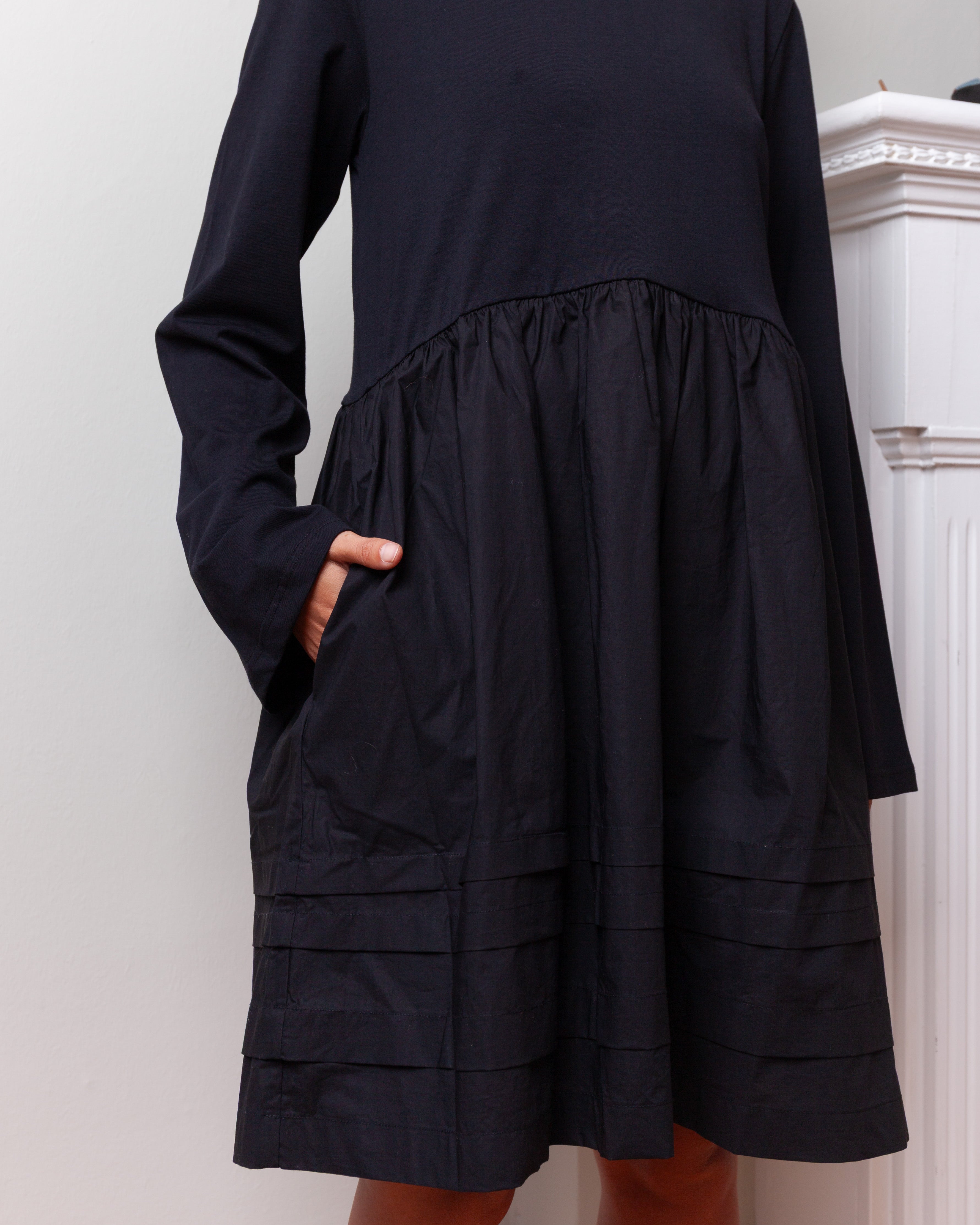 Cecilie Bahnsen-Bradley Dress - Black-Dresses-Boboli-Vancouver-Canada