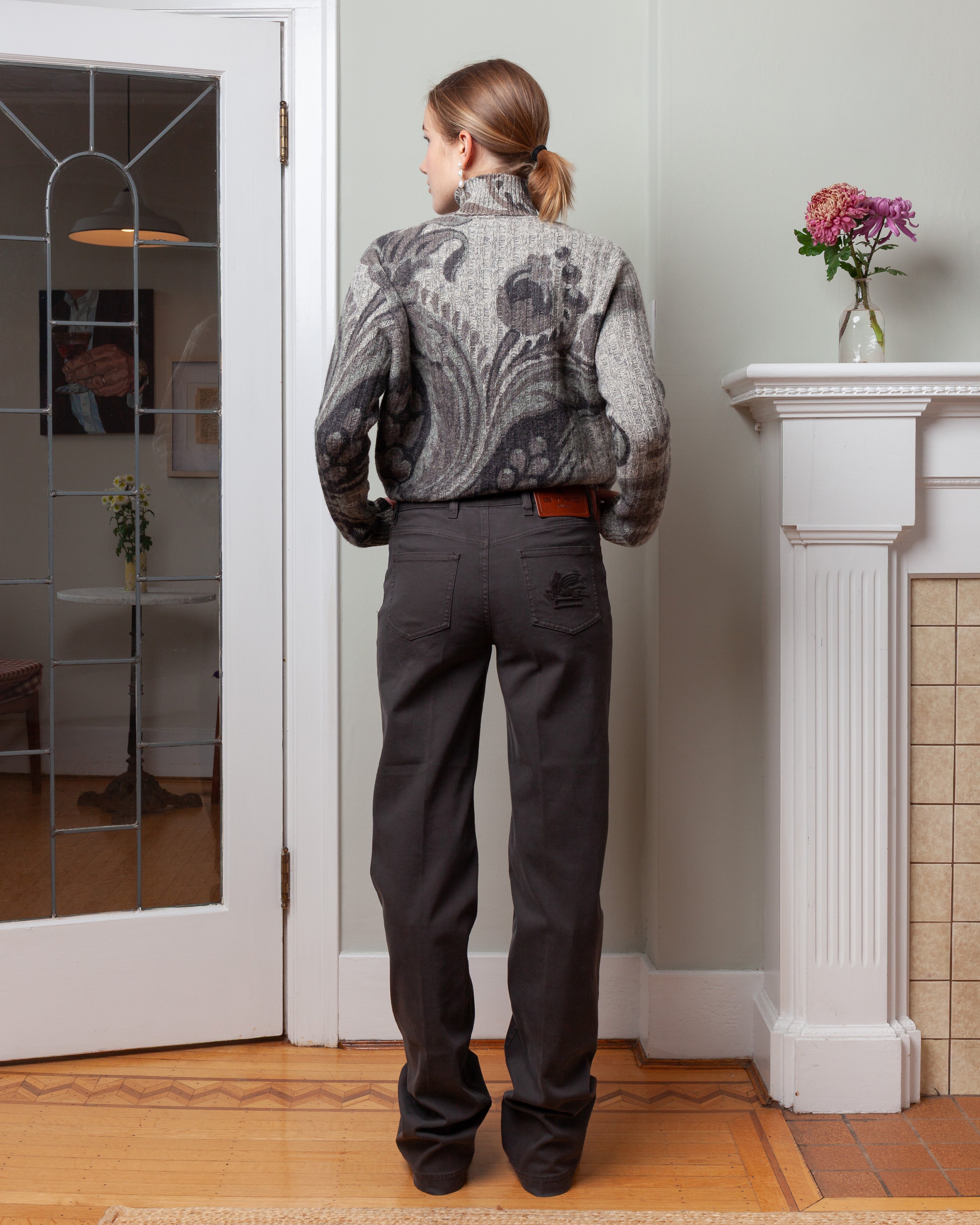 Boot Cut Jeans - Dark Grey