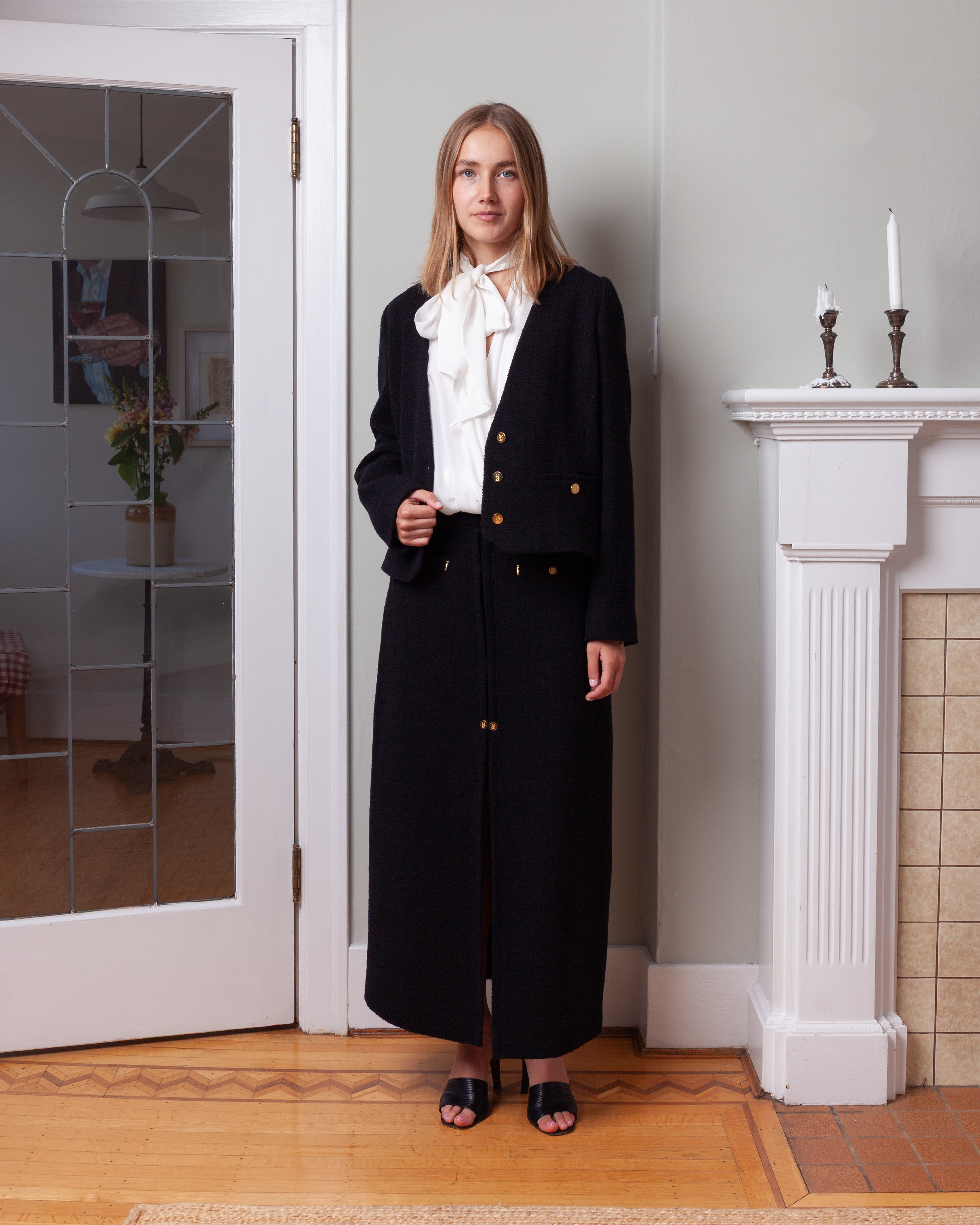 Giambattista Valli-Boucle Jacket - Black-Jackets-Boboli-Vancouver-Canada