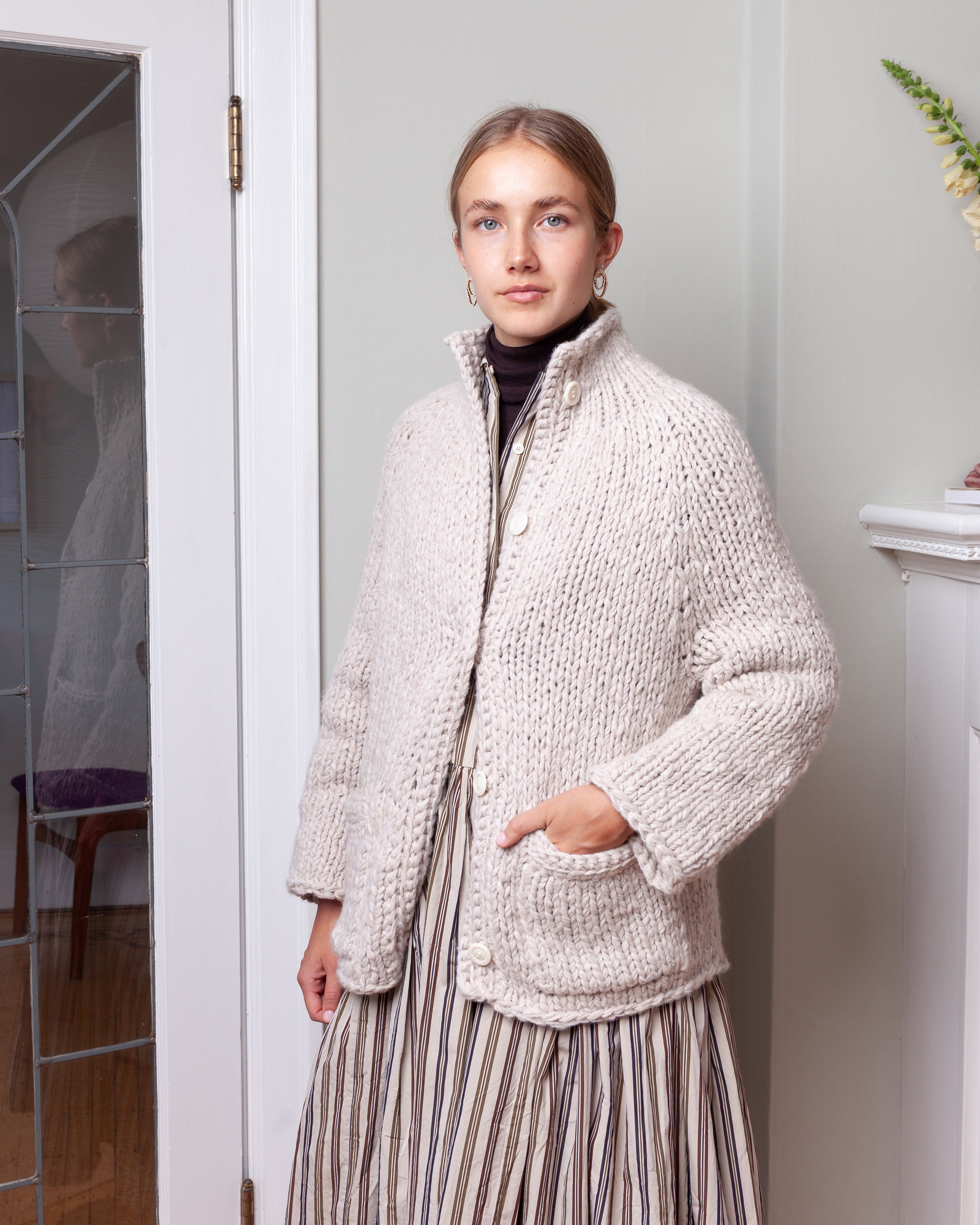 Cardigan - WOALP - Ecru