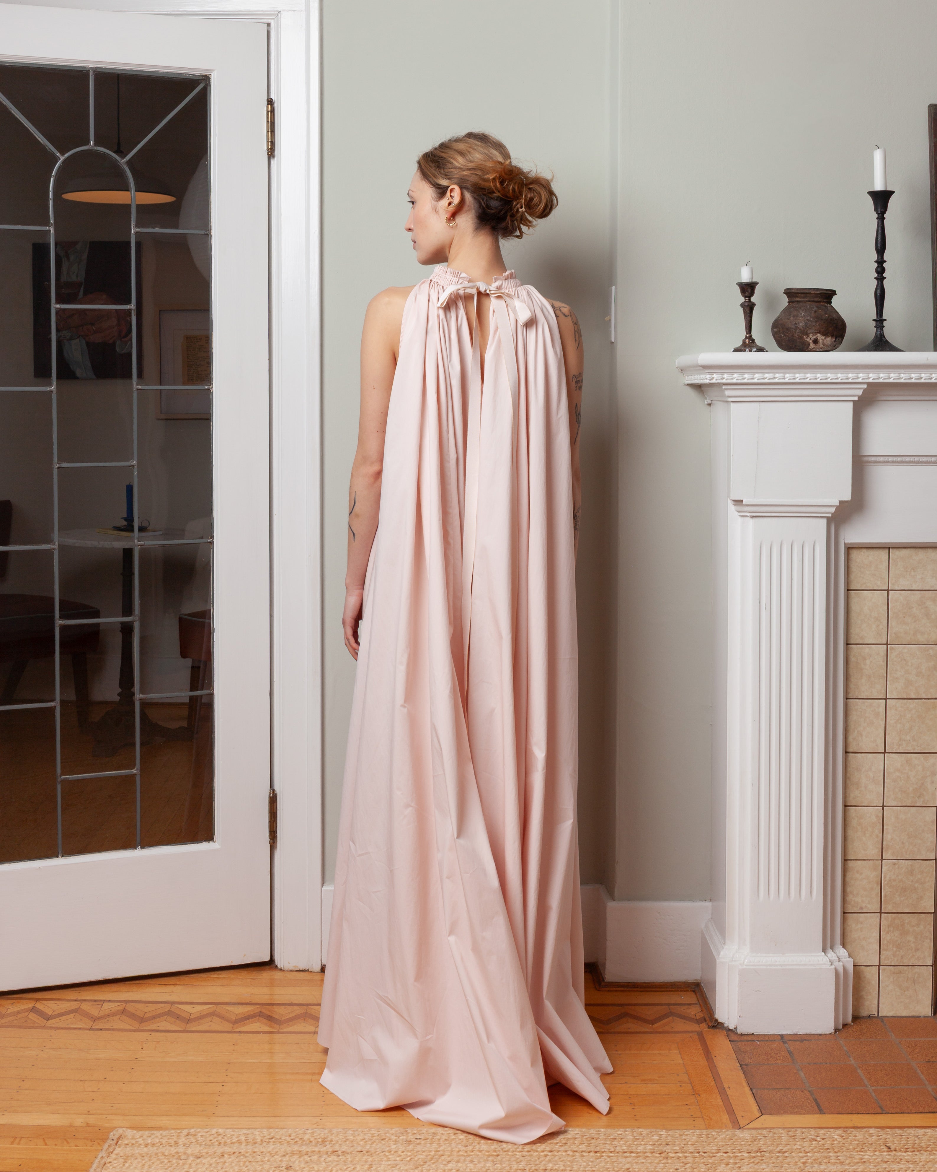 Frida Sleeveless Long Dress - Light Pink
