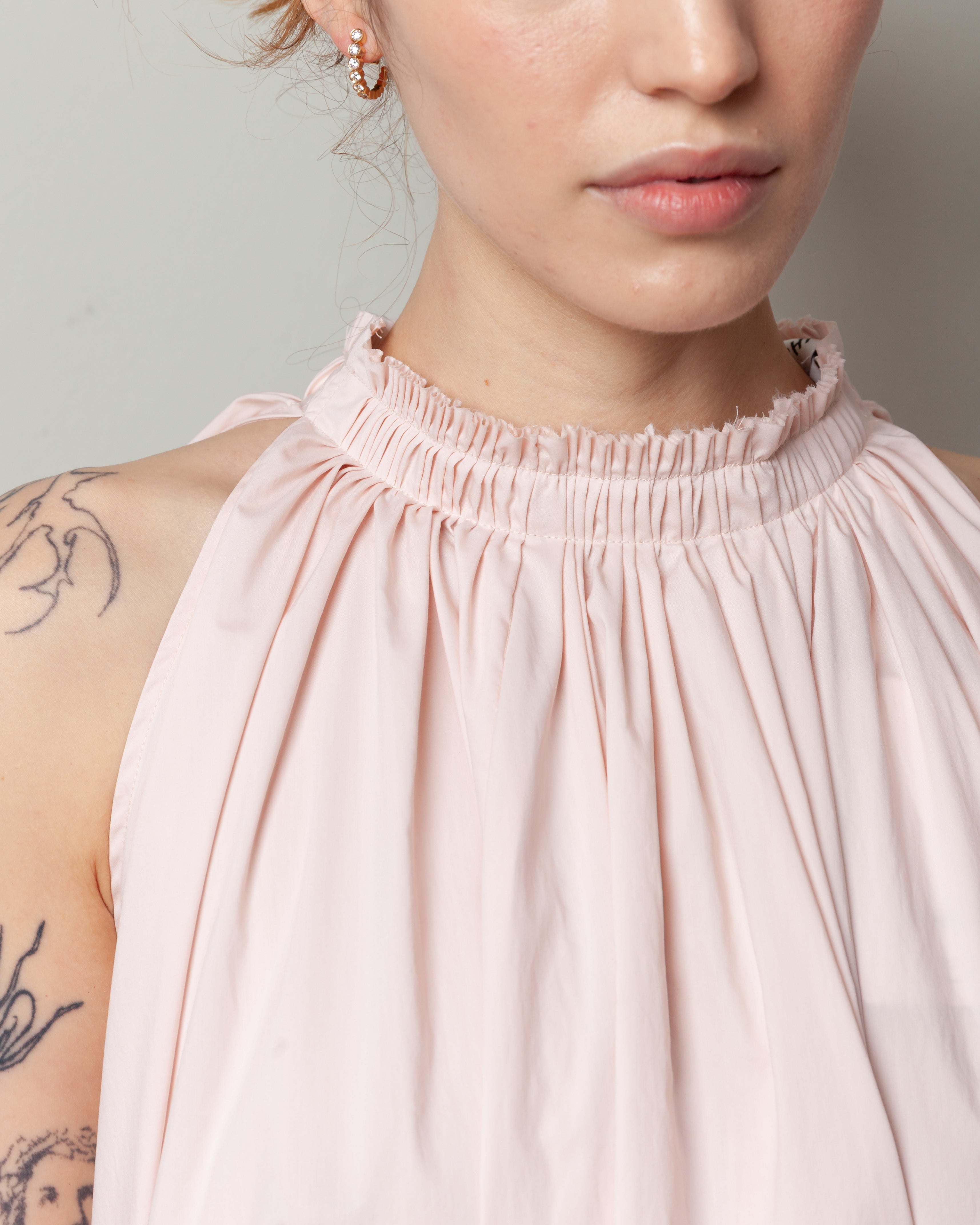 Frida Sleeveless Long Dress - Light Pink