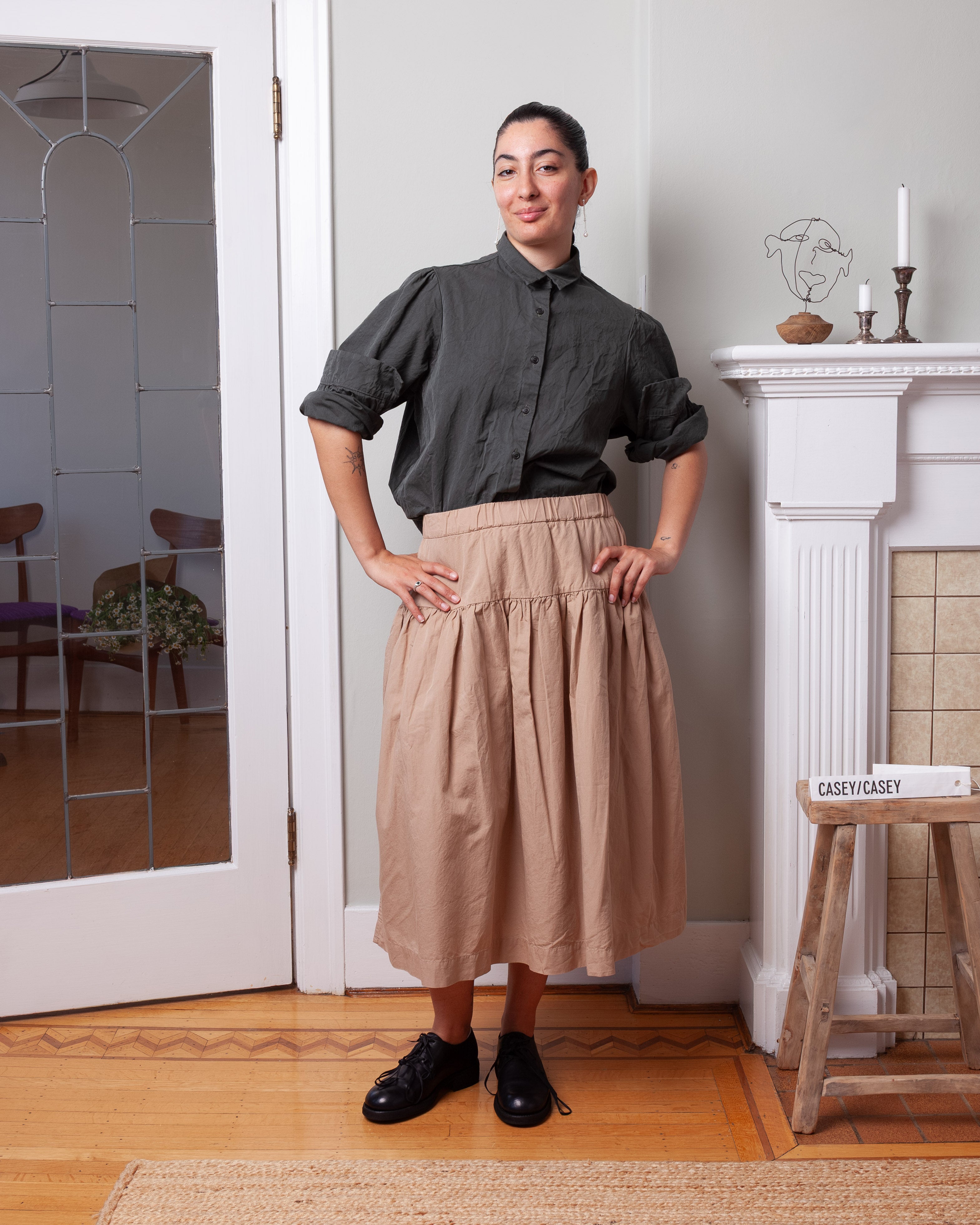 Upup Skirt - Lin Cot - Sand