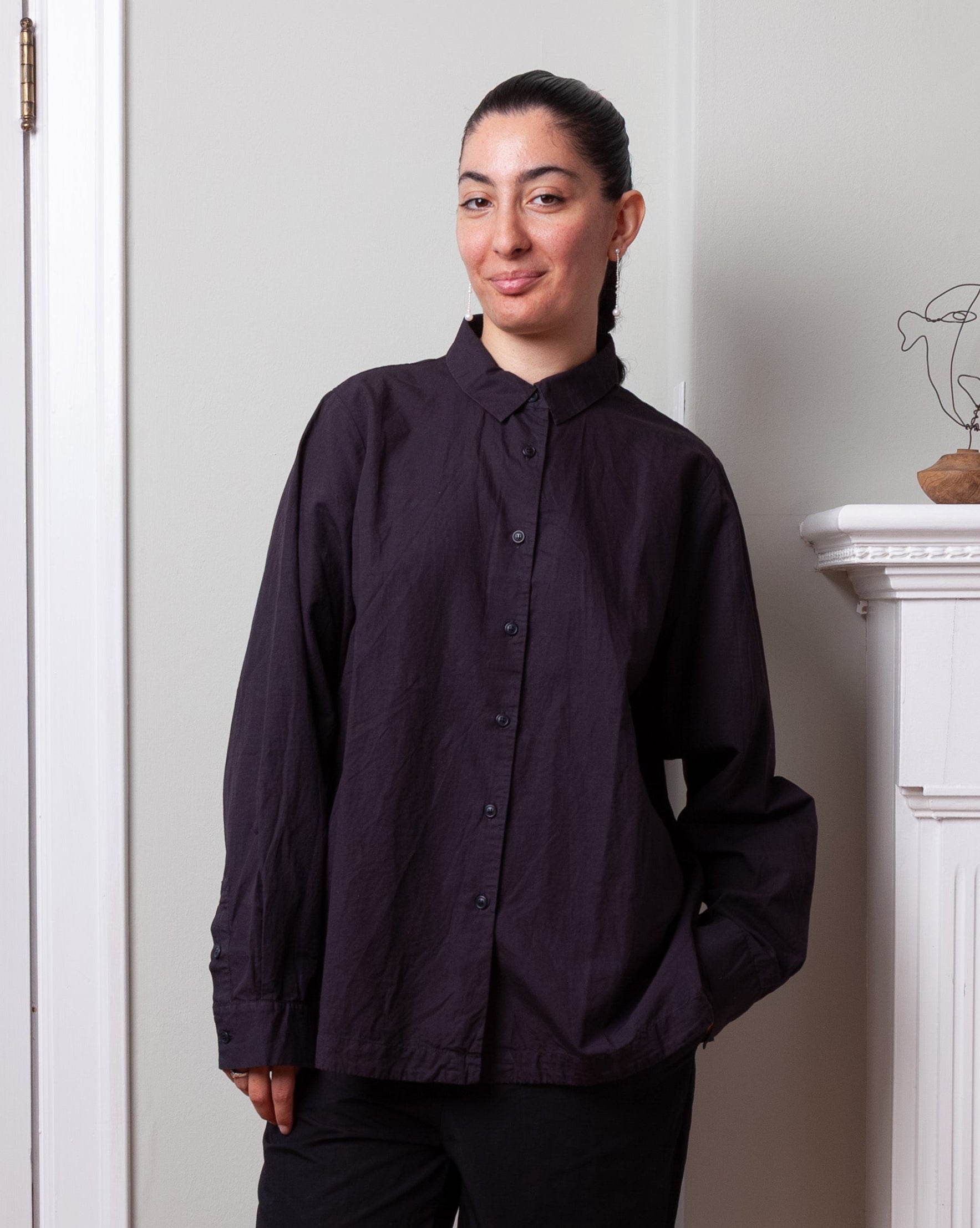 Alix Shirt - Lin Cot - Night