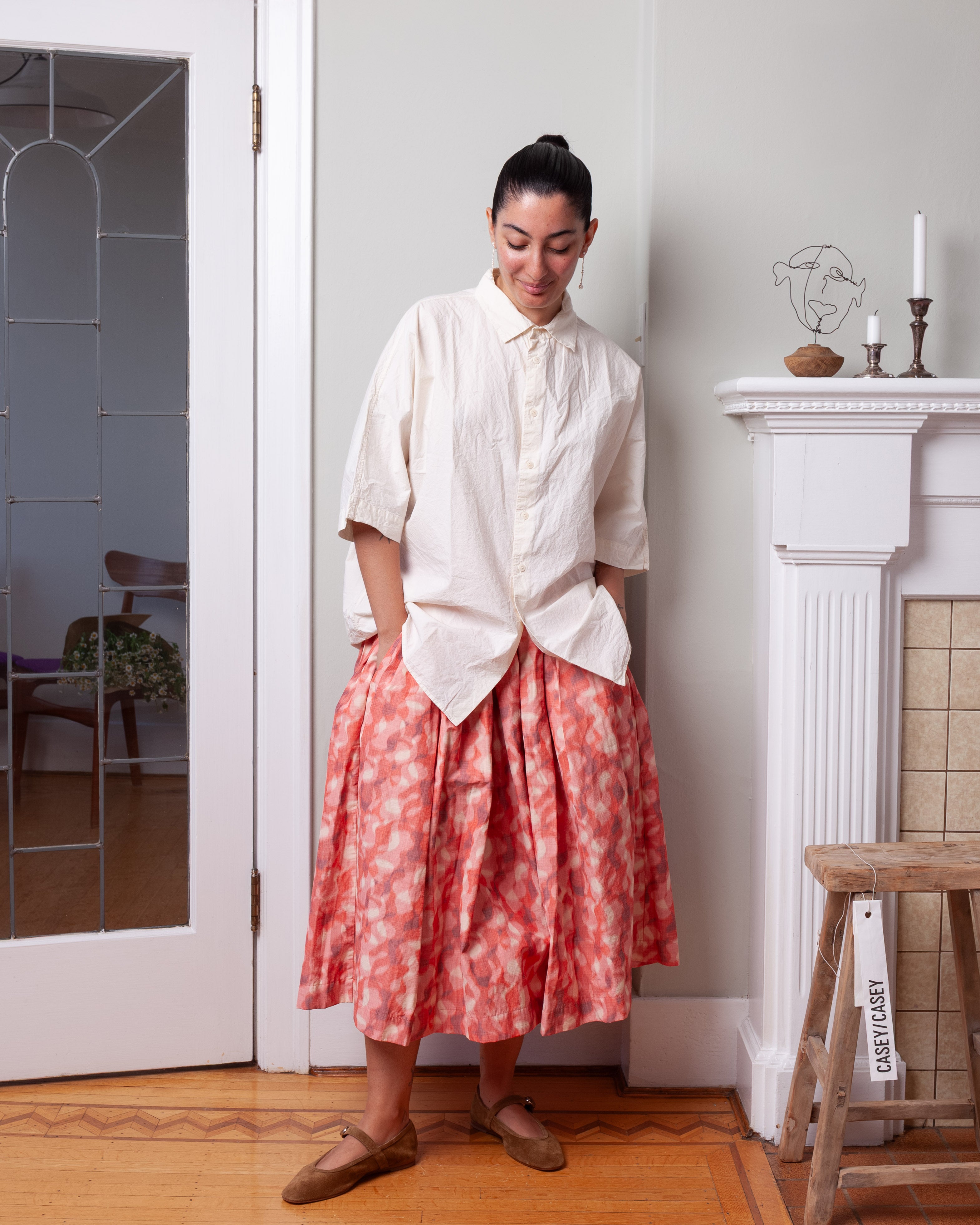 Waga S.S. Shirt - L Cot - Natural