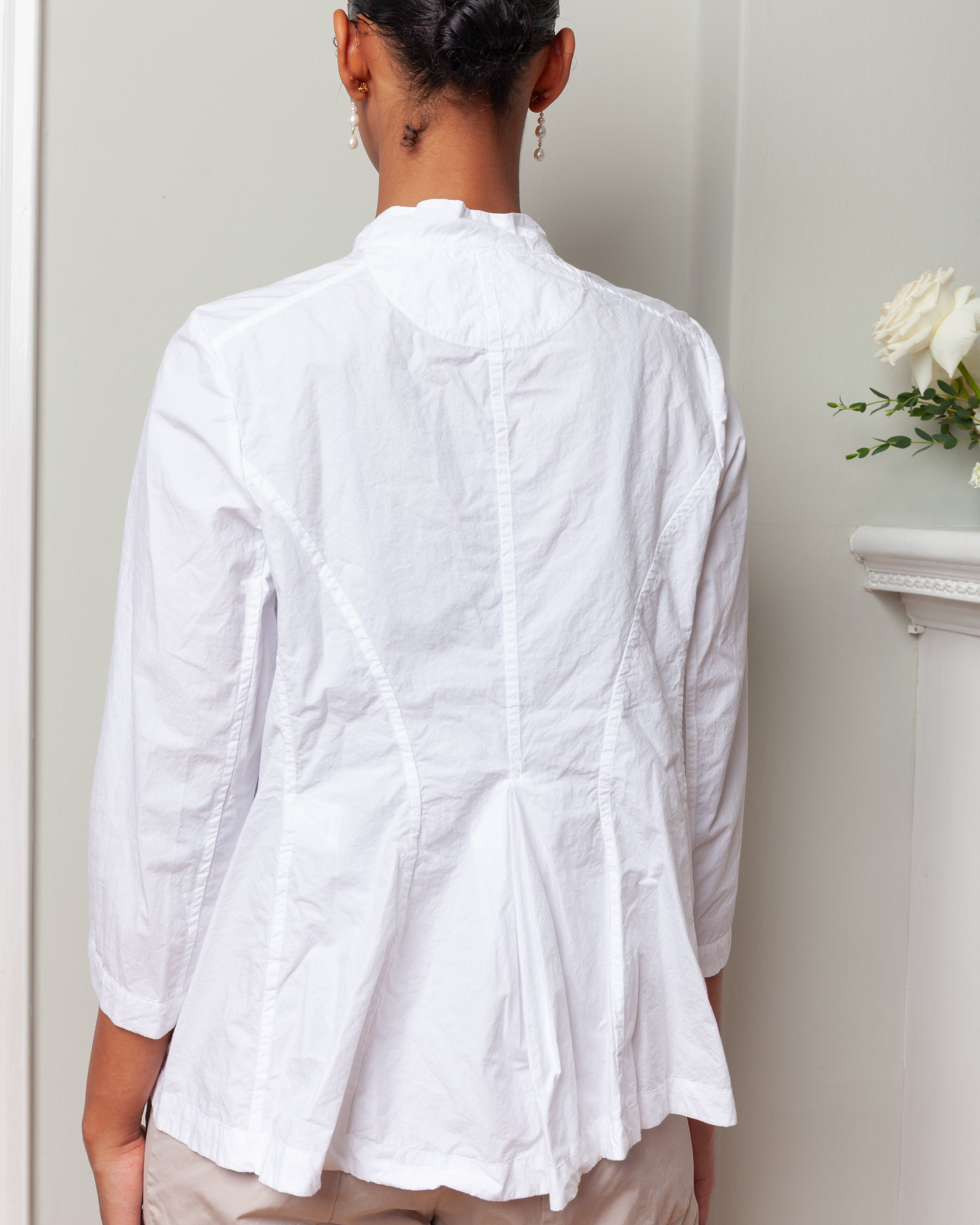 Bergfabel-Ada Shirt - White-Shirts-Boboli-Vancouver-Canada