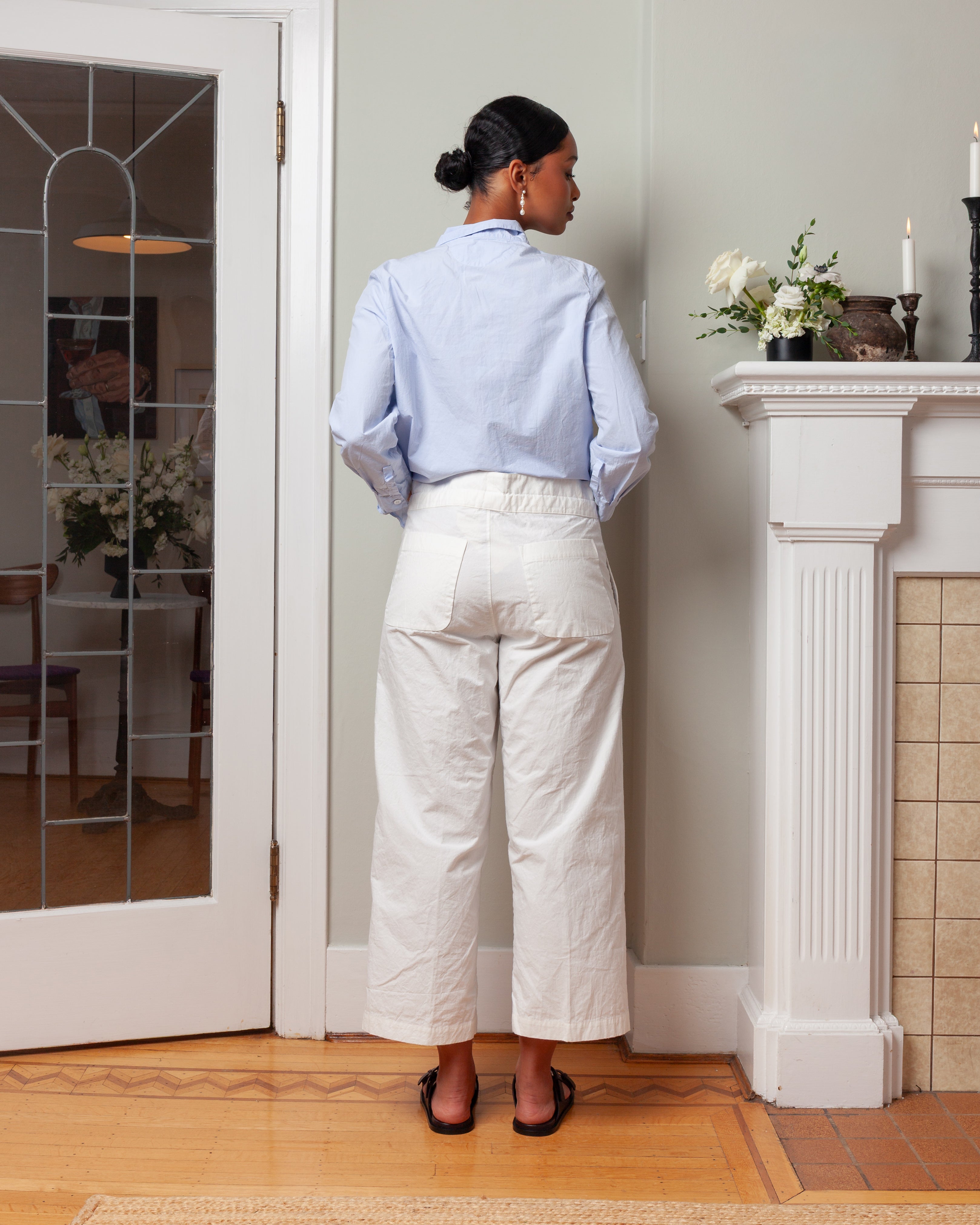 Bergfabel-Cloe Pants - White-Pants-Boboli-Vancouver-Canada