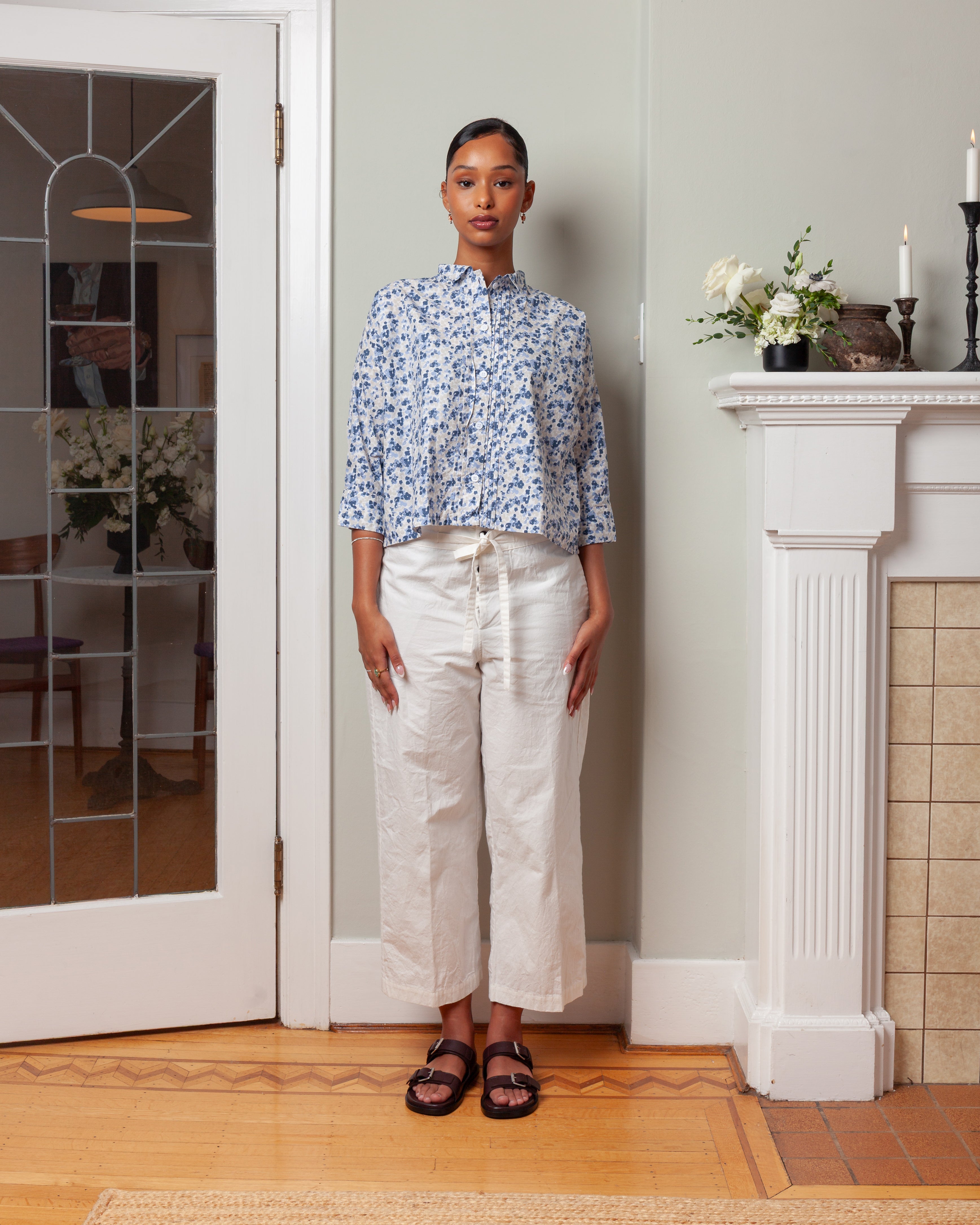 Bergfabel-Cloe Pants - White-Pants-Boboli-Vancouver-Canada