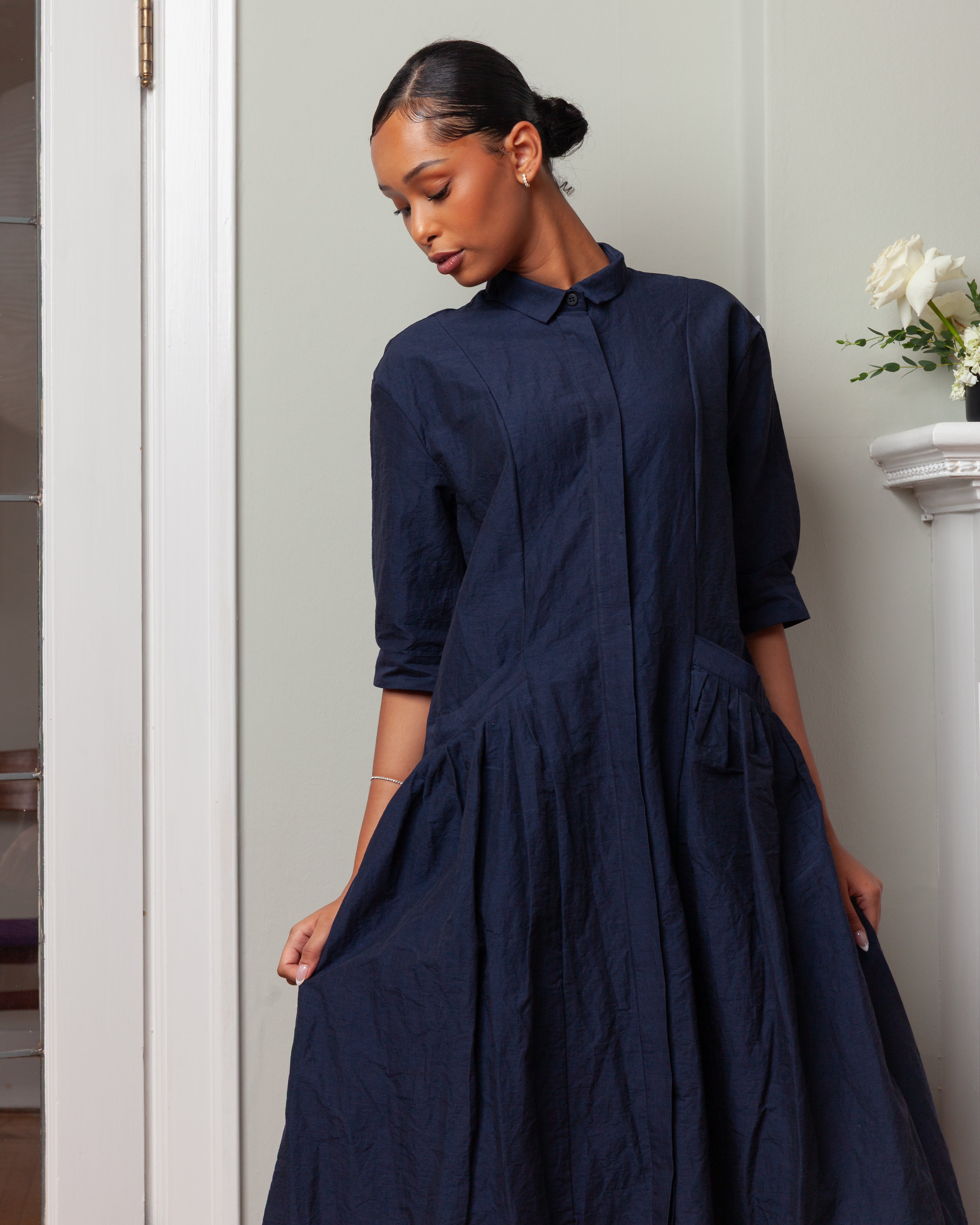 Bergfabel-Sally Dress - Navy-Dresses-Boboli-Vancouver-Canada