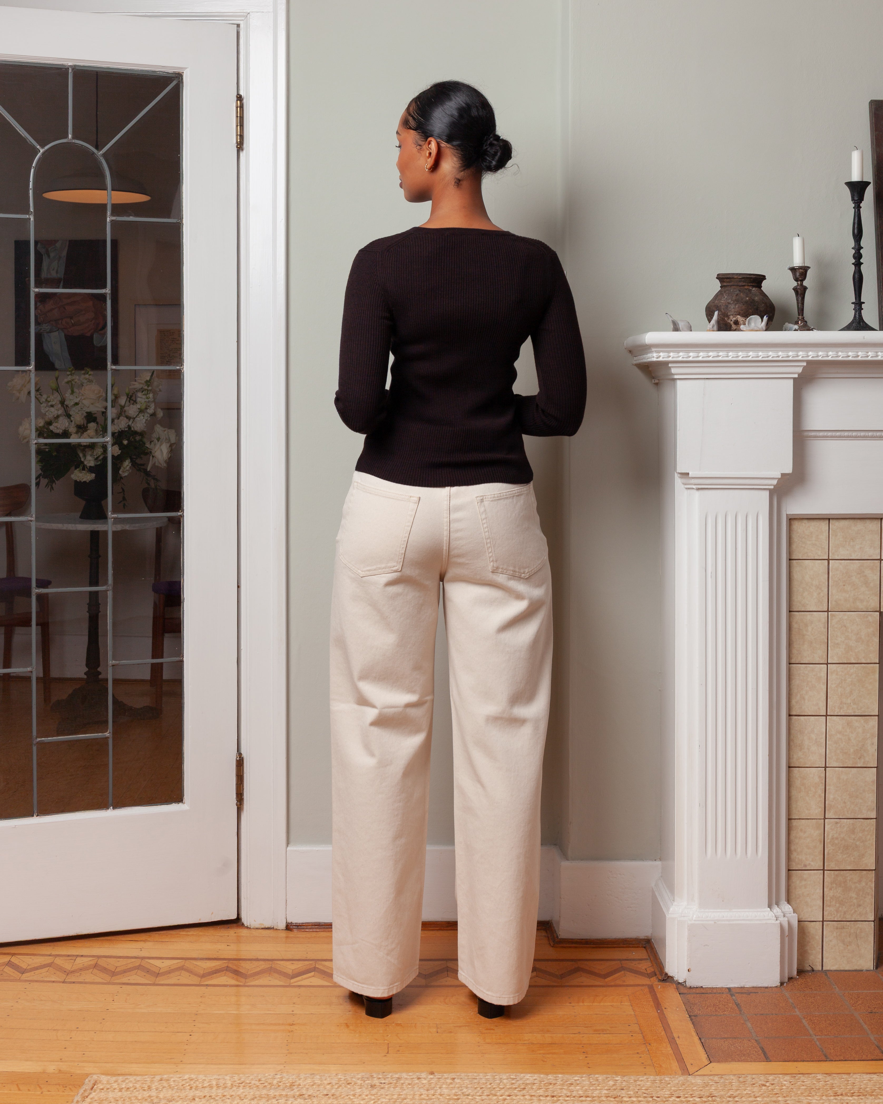 Nackiye-Insider Knit Top - Bitter Choco-Tops-Boboli-Vancouver-Canada