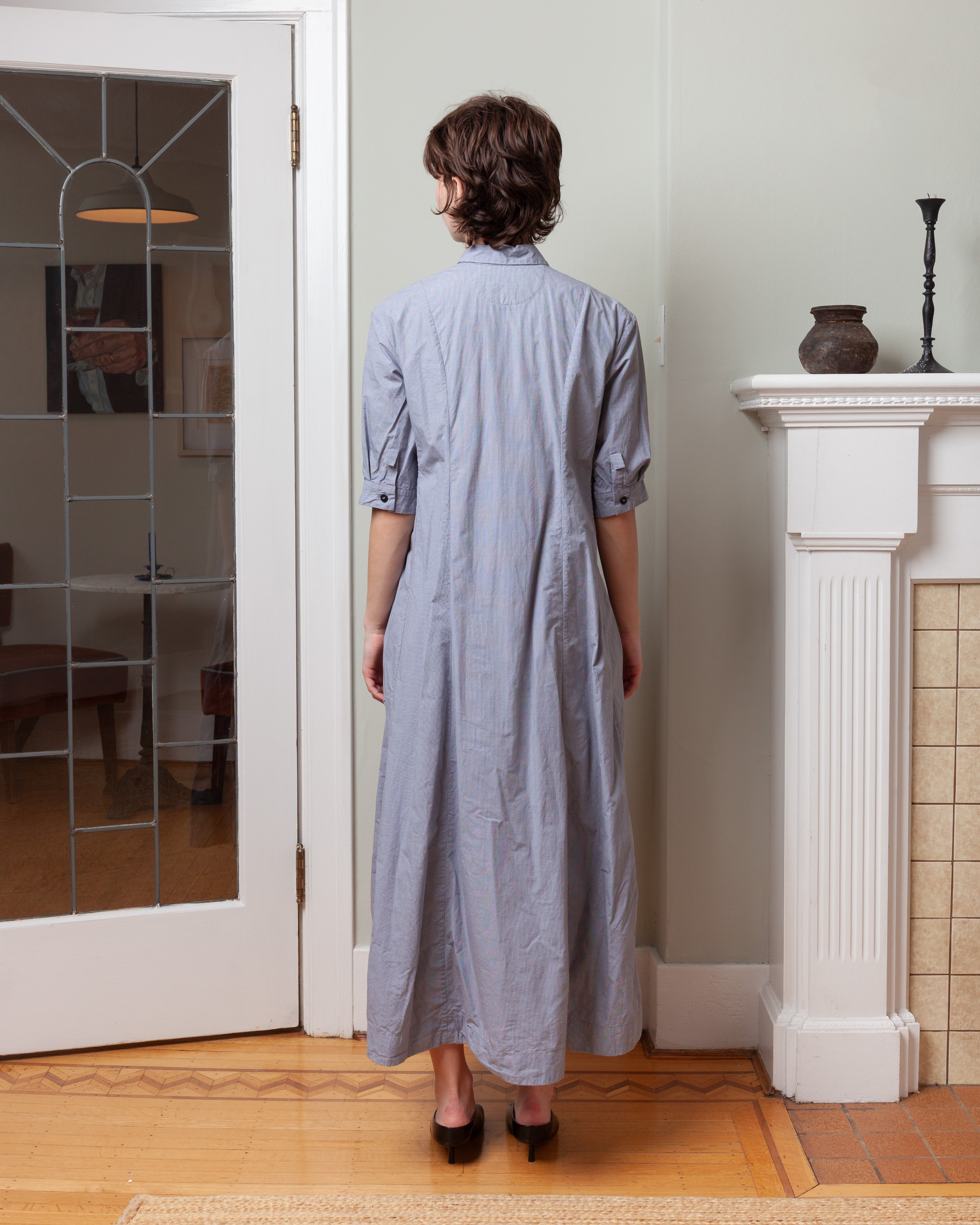 Bergfabel-Sally Dress - Charcoal Check-Dresses-Boboli-Vancouver-Canada