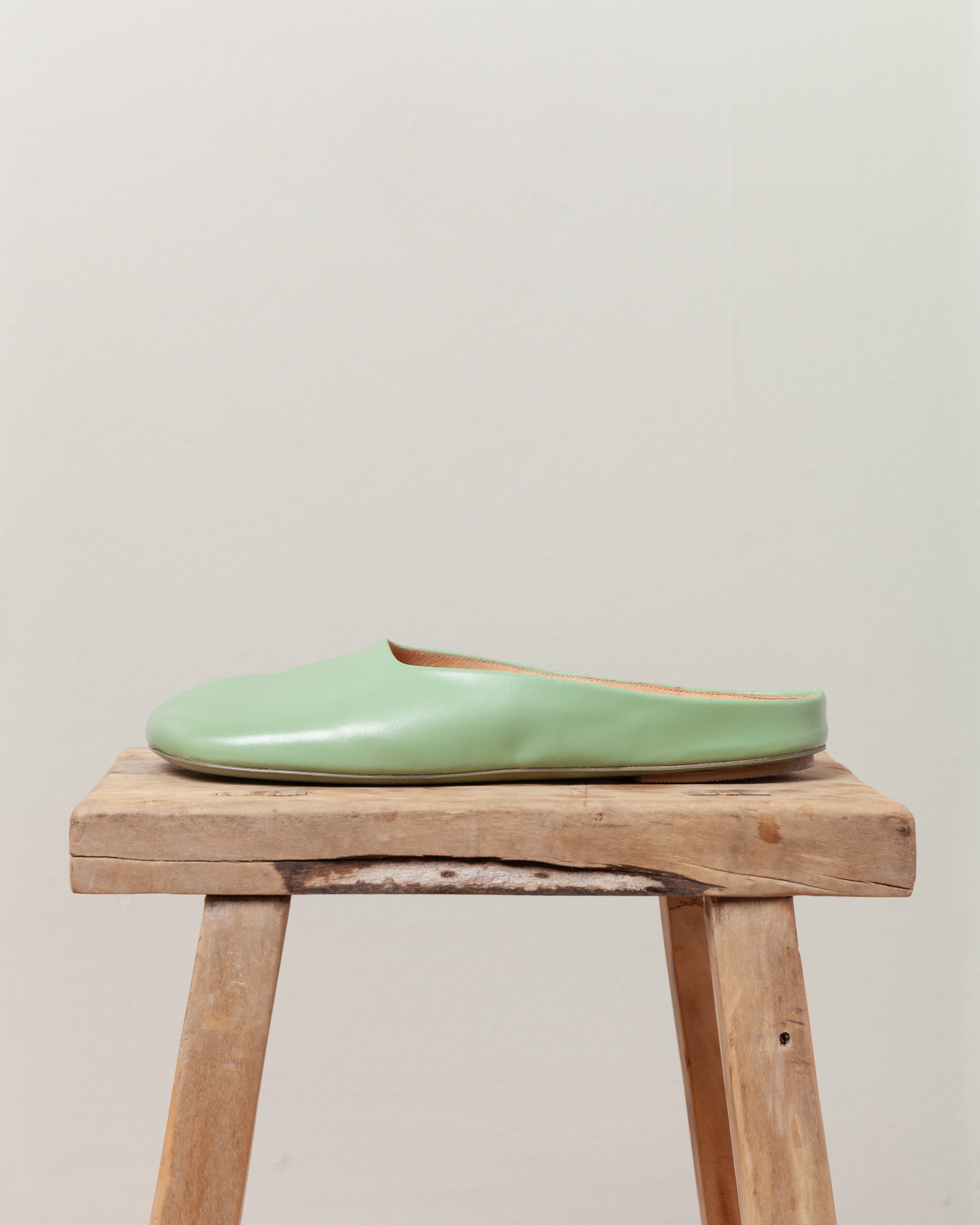 Marsell-Bama Leather Mule - Green-Shoes-Boboli-Vancouver-Canada