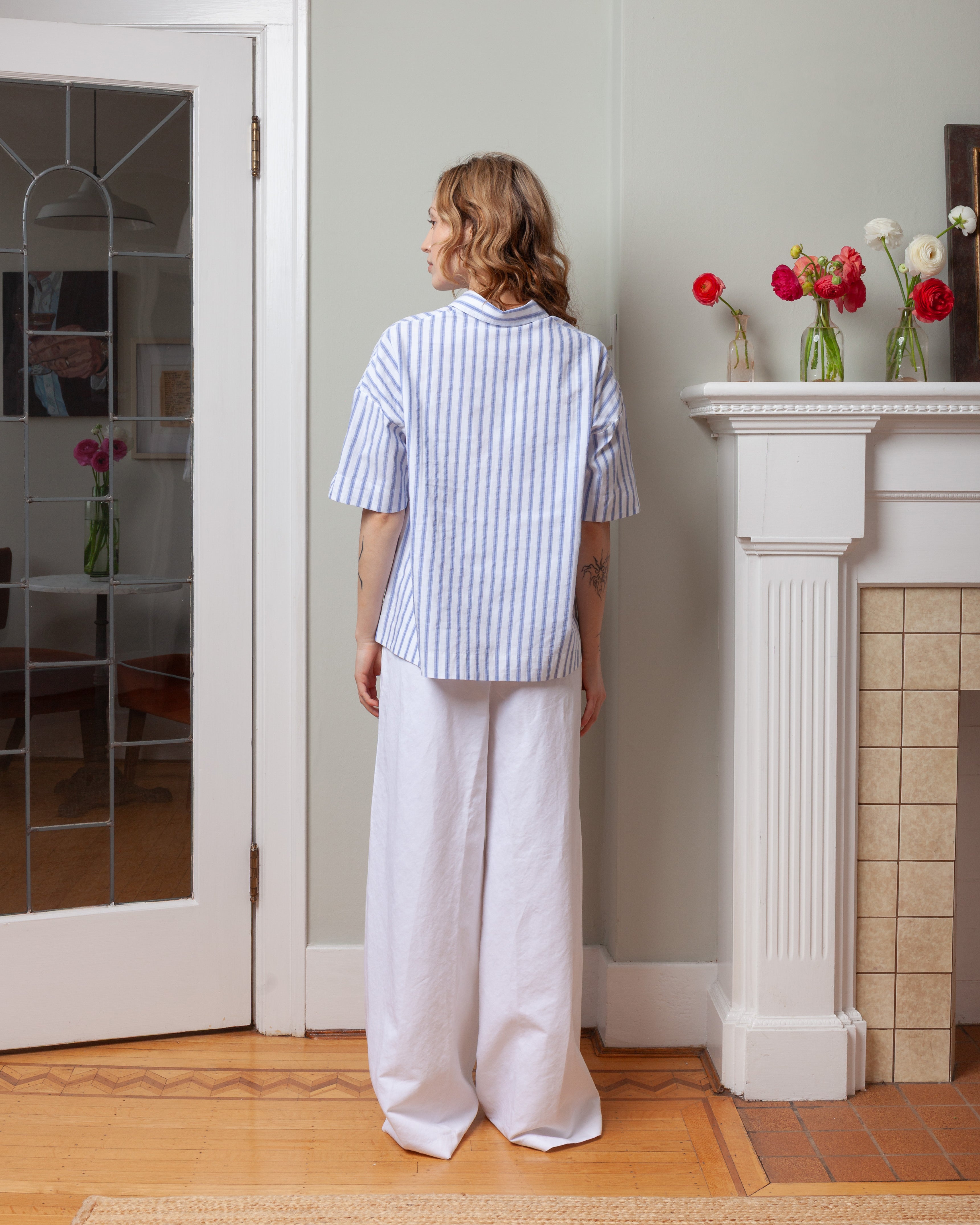 Callie Half Sleeves Shirt - Sea