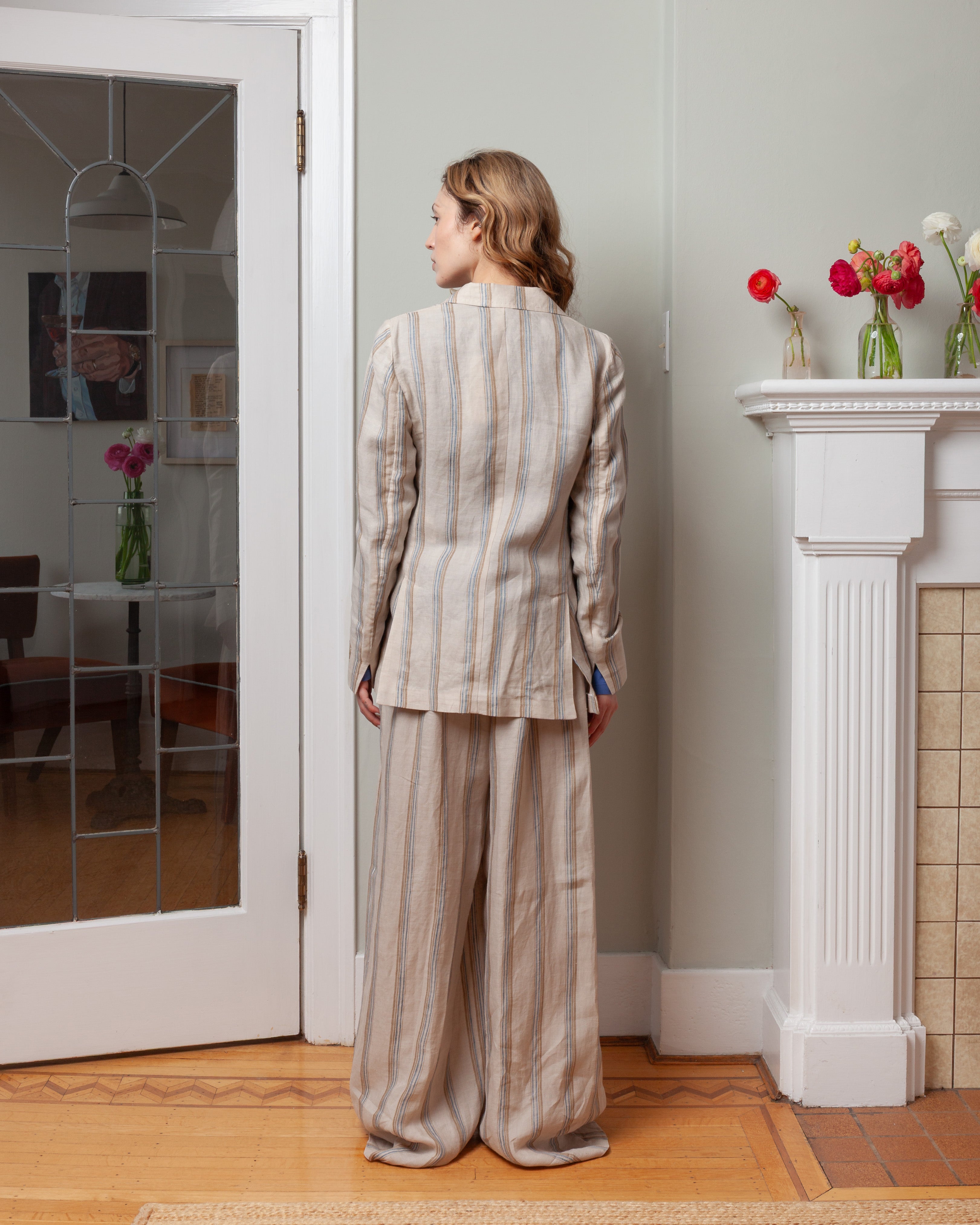 Carlotta Double-Breasted Jacket - Beige