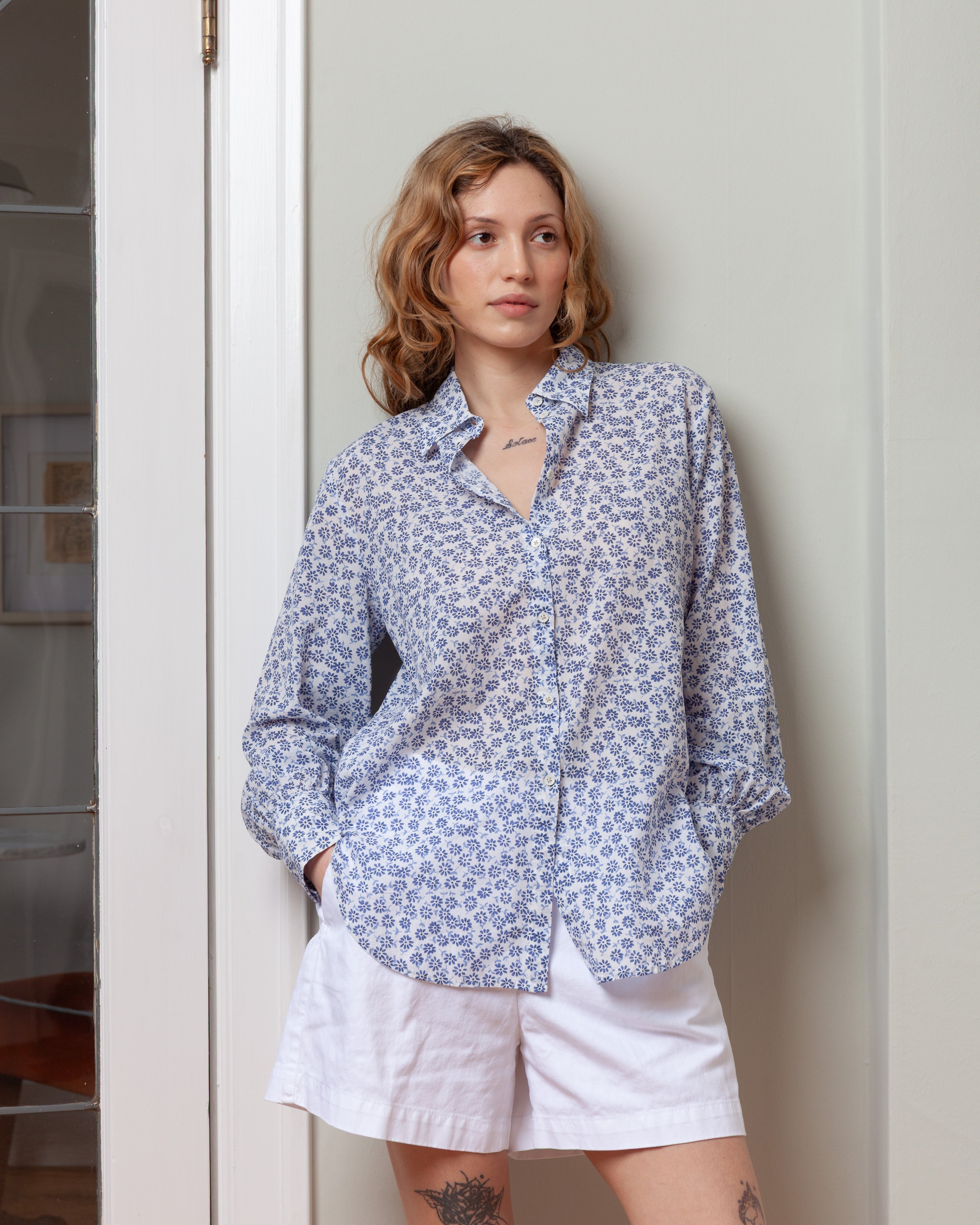 Anna Shirt - Midnight Blue