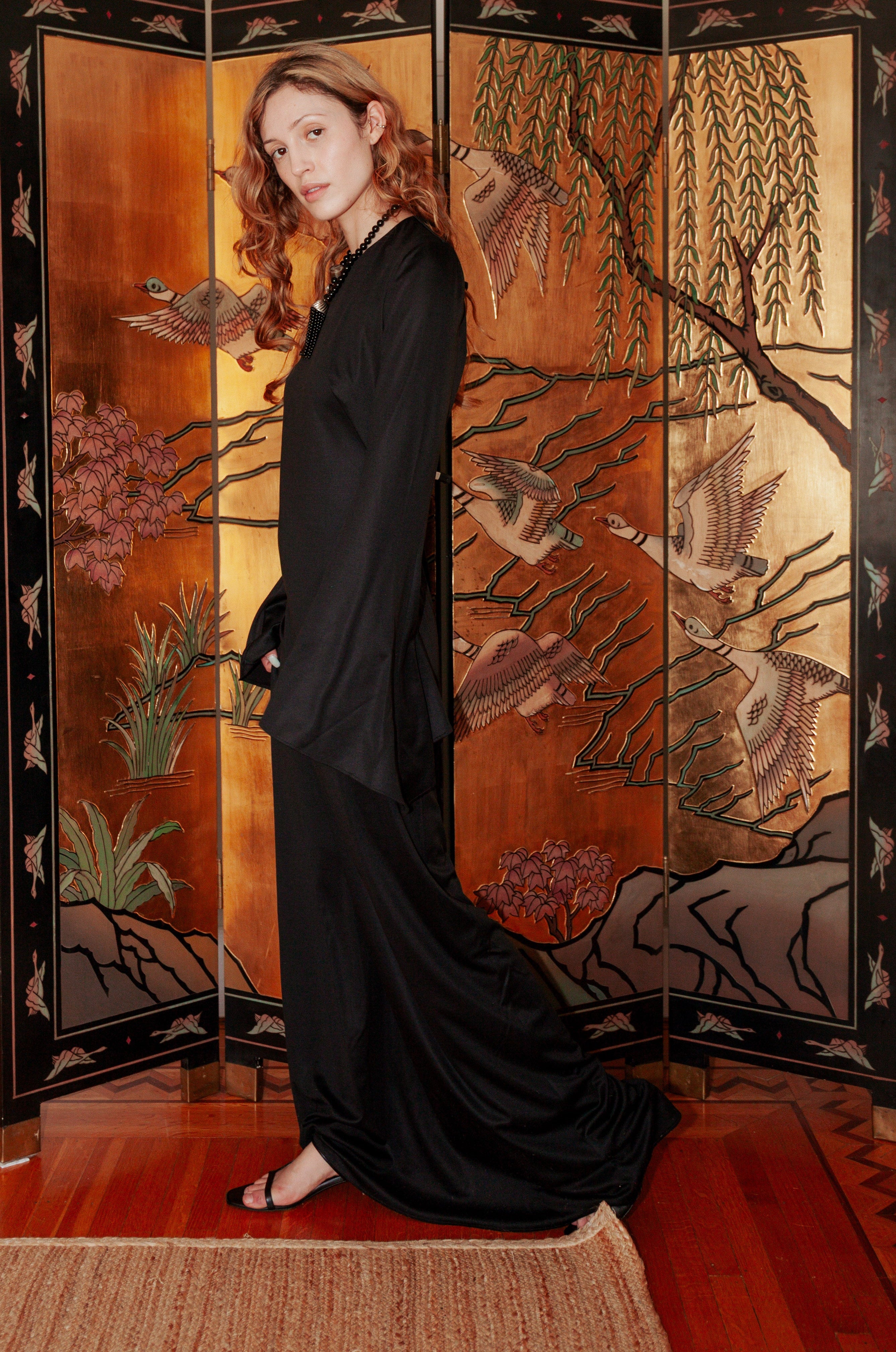 Gabriela Hearst-Imara Dress - Black-Dresses-Boboli-Vancouver-Canada
