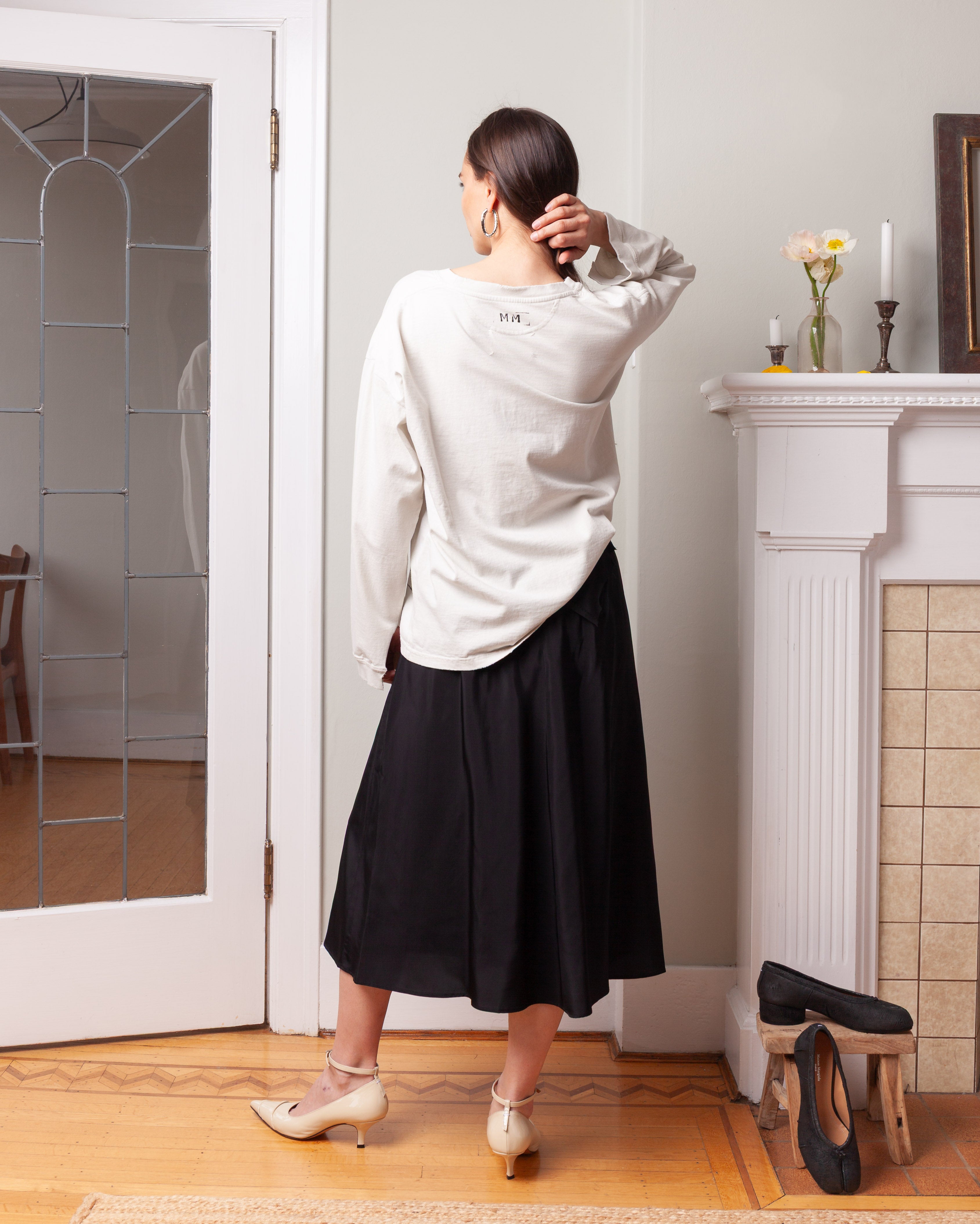 Maison Margiela-Anonymity of the Lining Skirt - Black-Skirts-Boboli-Vancouver-Canada
