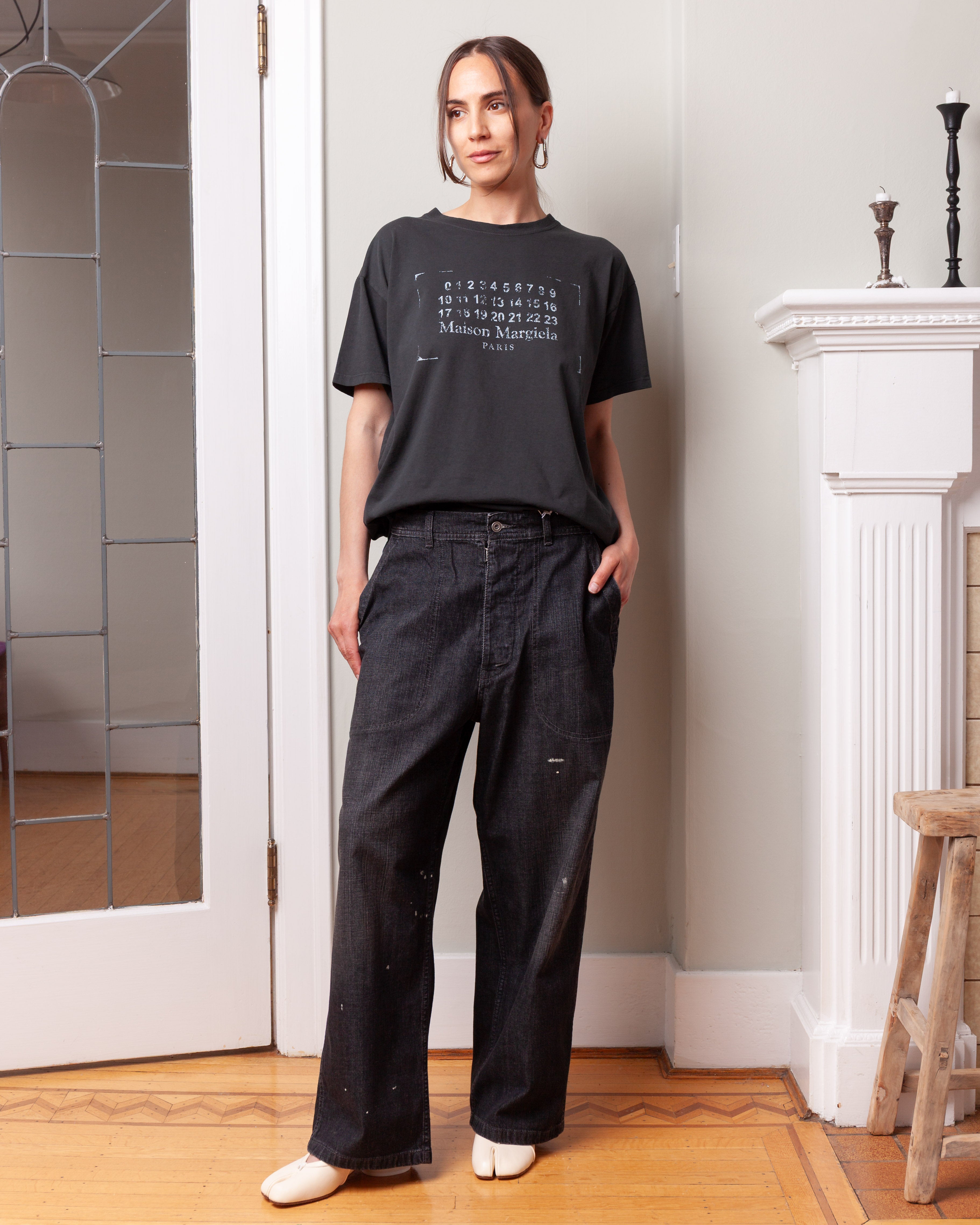 Maison Margiela-Denim Pants - Grey-Pants-Boboli-Vancouver-Canada