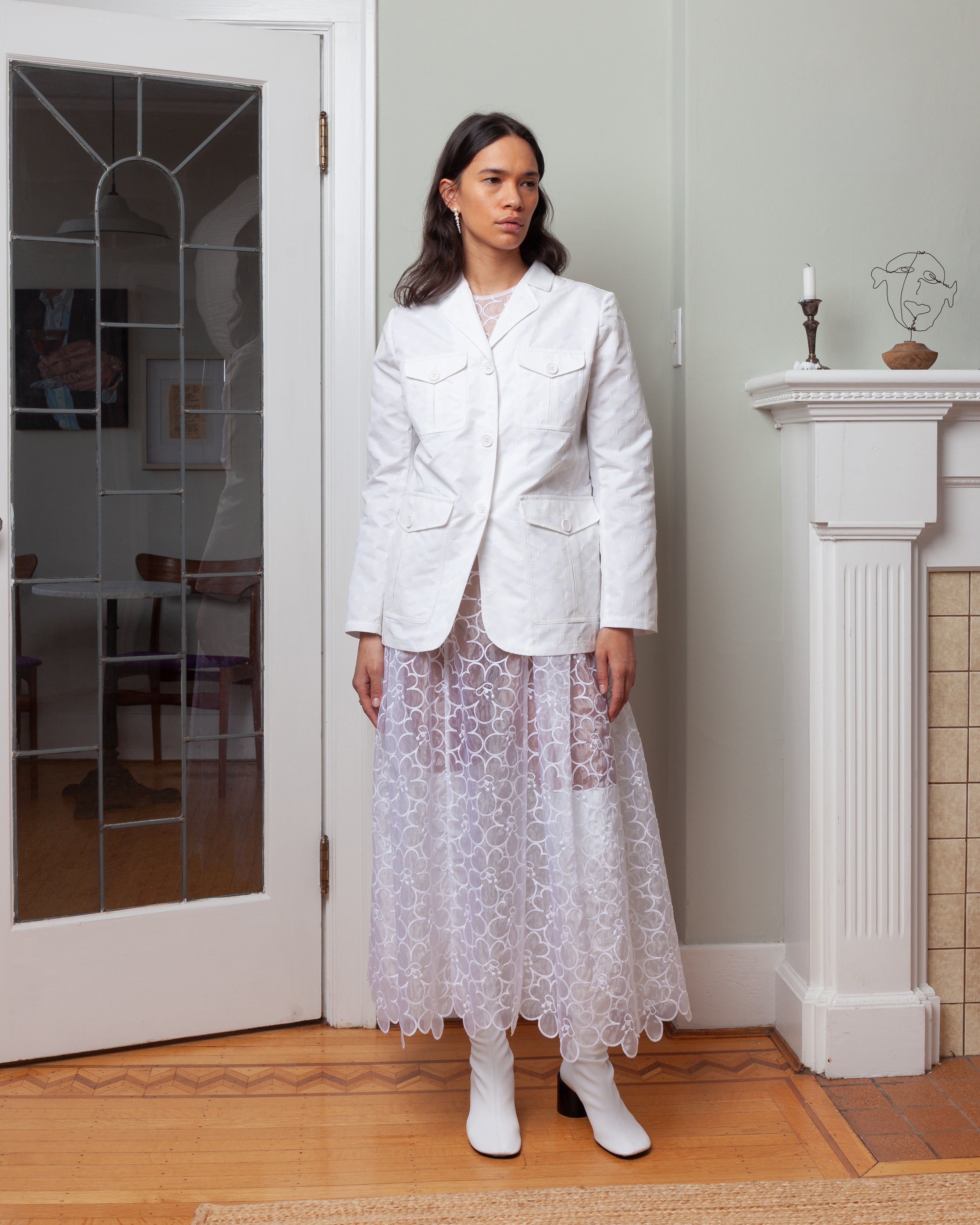 Karina Blazer - White