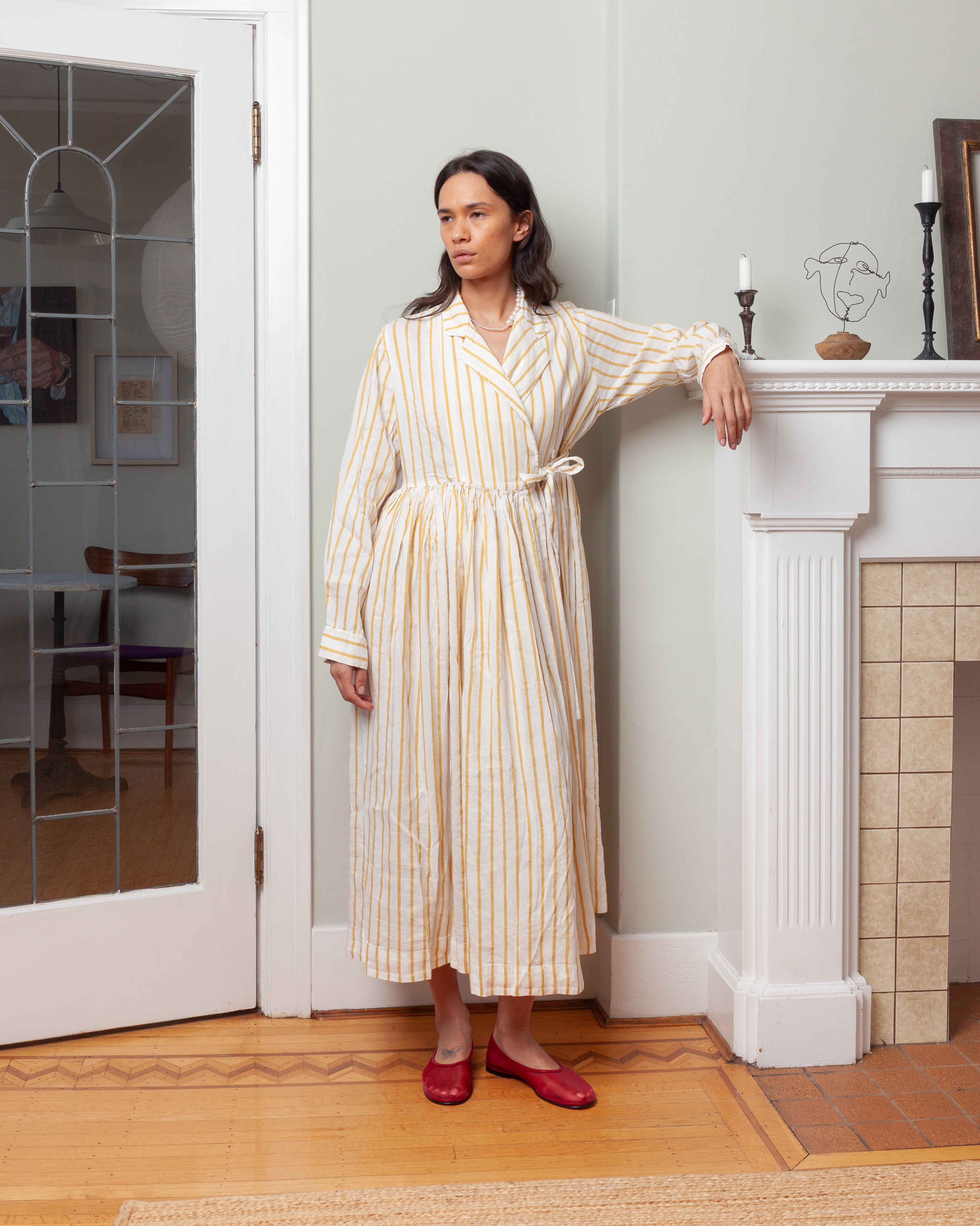 Casey Casey-Colette Dress - Liney - Stripe-Dresses-Boboli-Vancouver-Canada