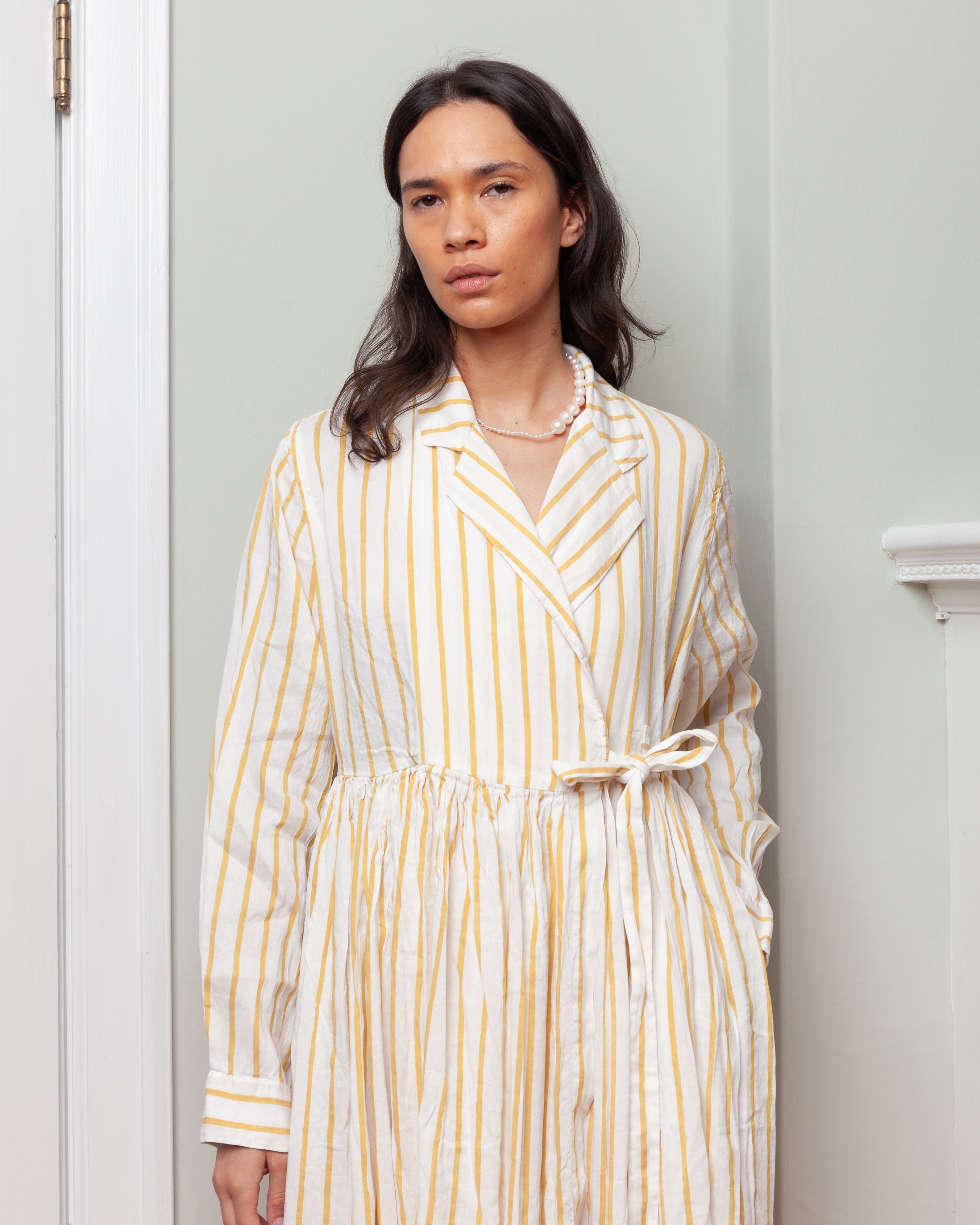 Casey Casey-Colette Dress - Liney - Stripe-Dresses-Boboli-Vancouver-Canada