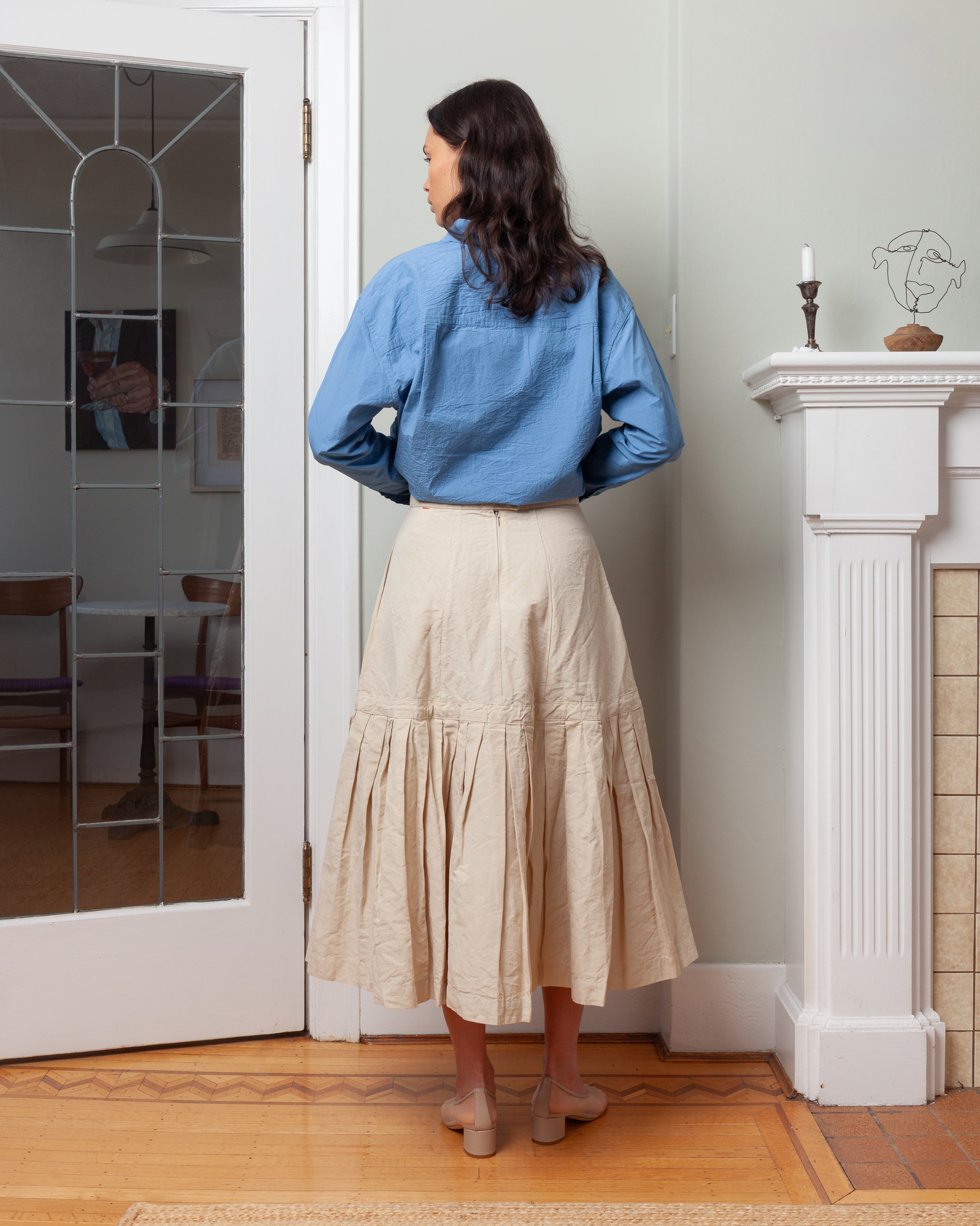 Casey Casey-Yonger Skirt - Rugger - Ivory-Skirts-Boboli-Vancouver-Canada