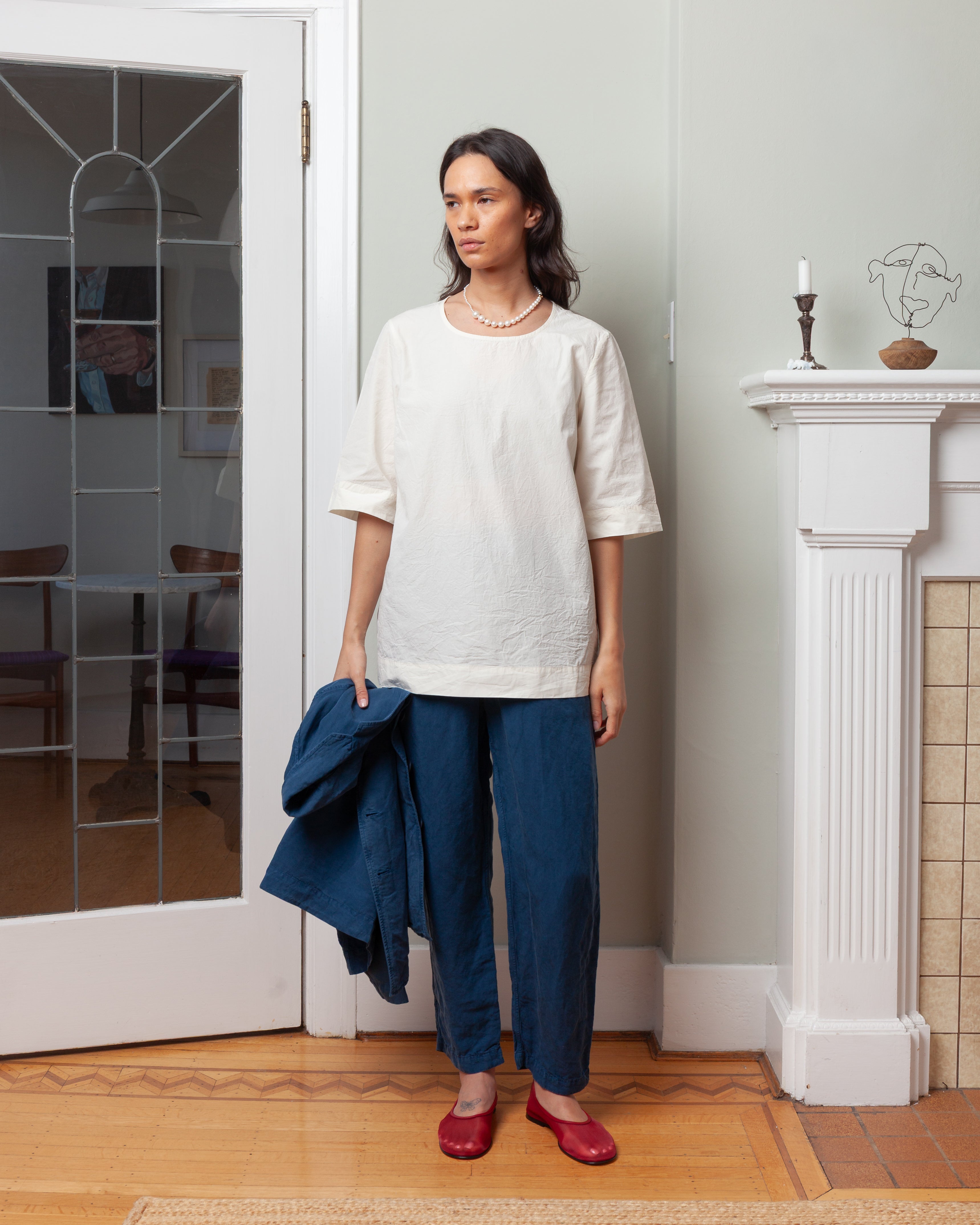 Casey Casey-Fabi Pant - Tuareg - Blue-Pants-Boboli-Vancouver-Canada