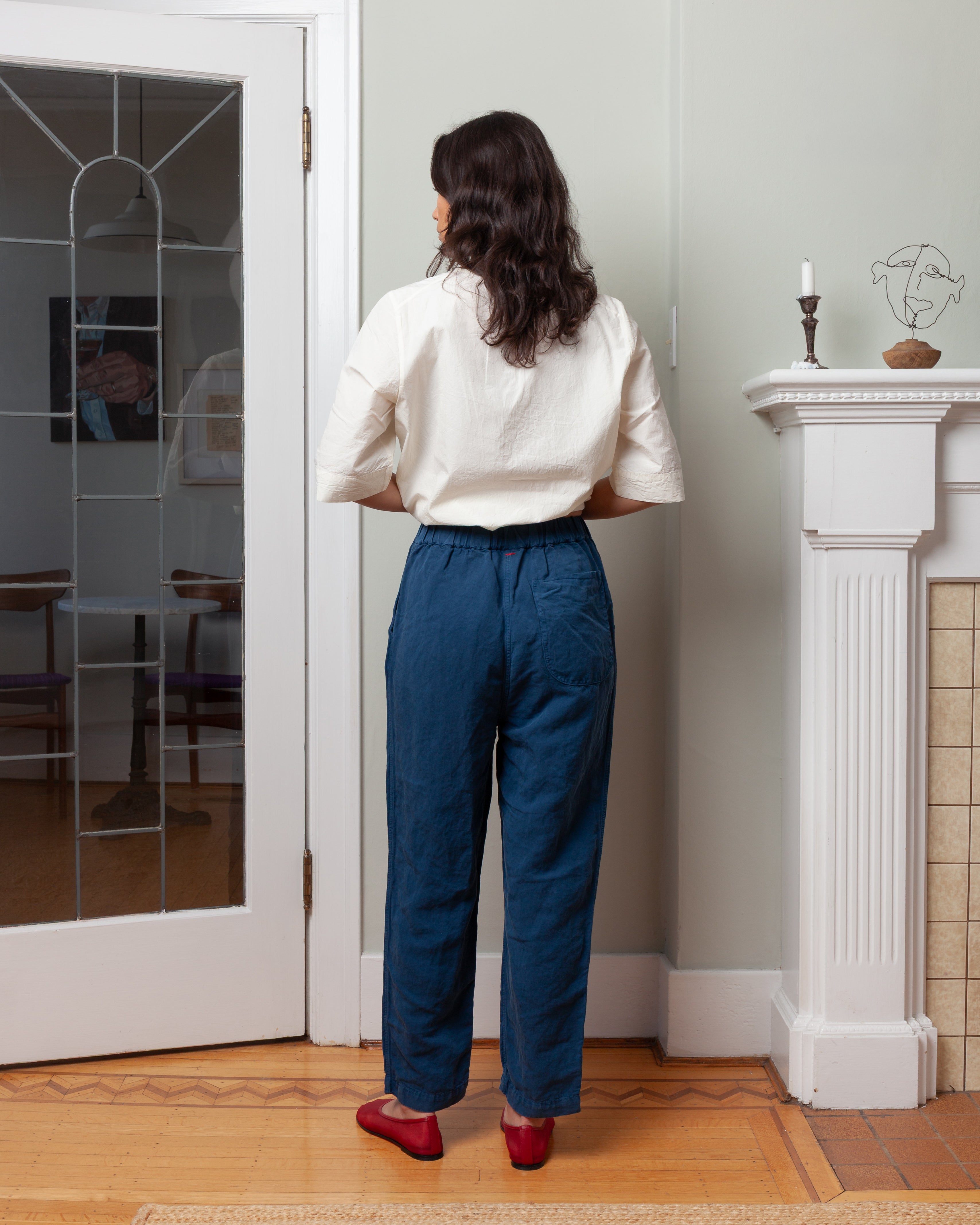Casey Casey-Fabi Pant - Tuareg - Blue-Pants-Boboli-Vancouver-Canada
