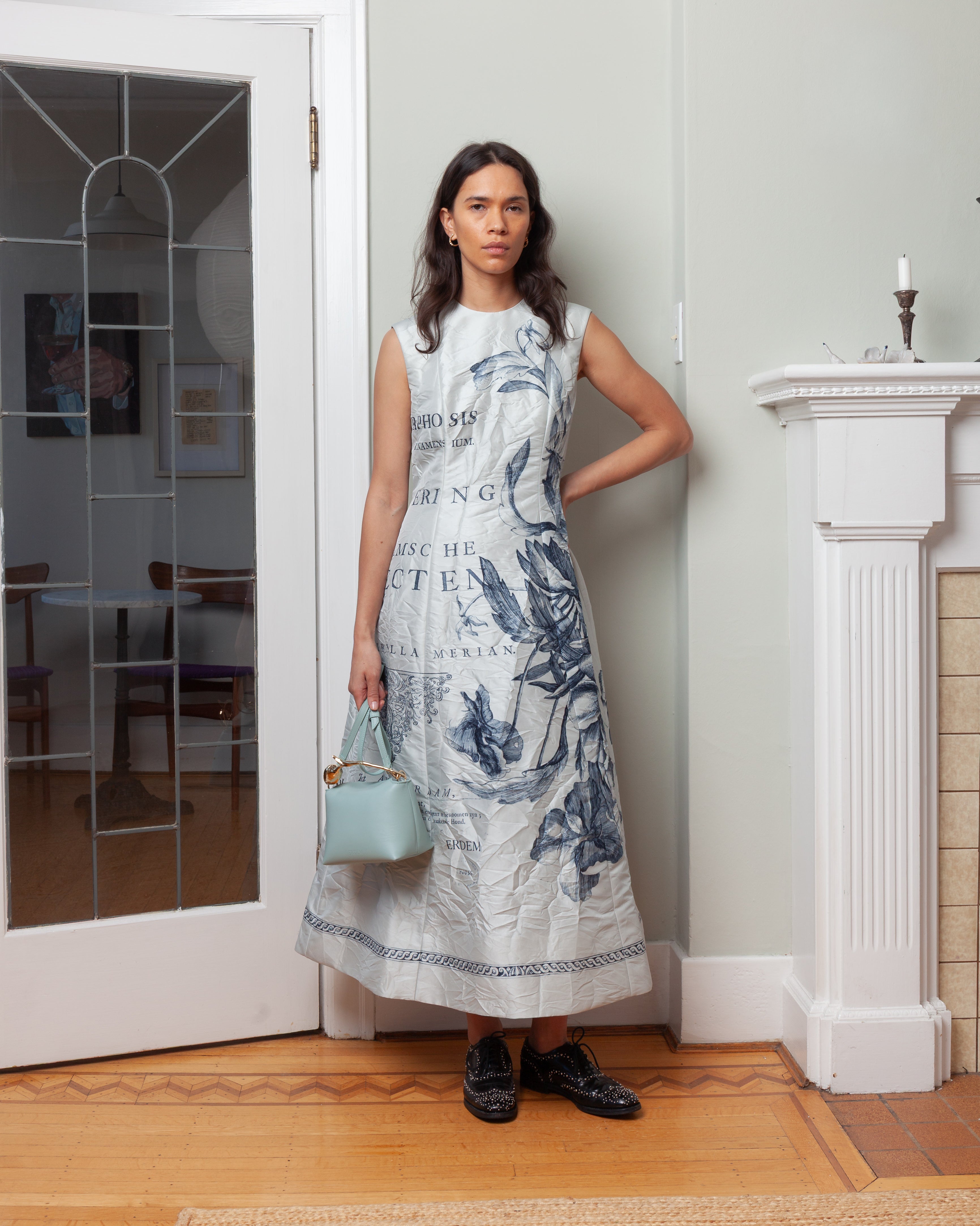 Erdem-Mini Bloom Bag - Duck Egg-Bags-Boboli-Vancouver-Canada